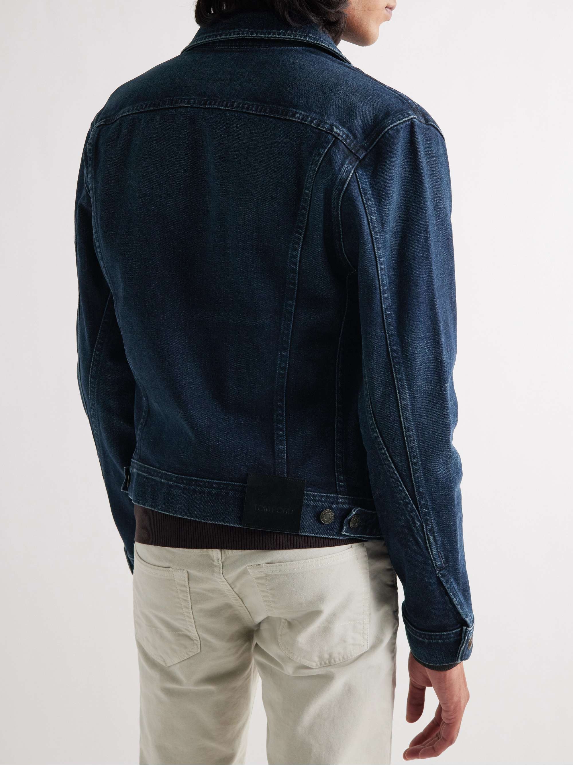 TOM FORD Garment-Washed Denim Jacket