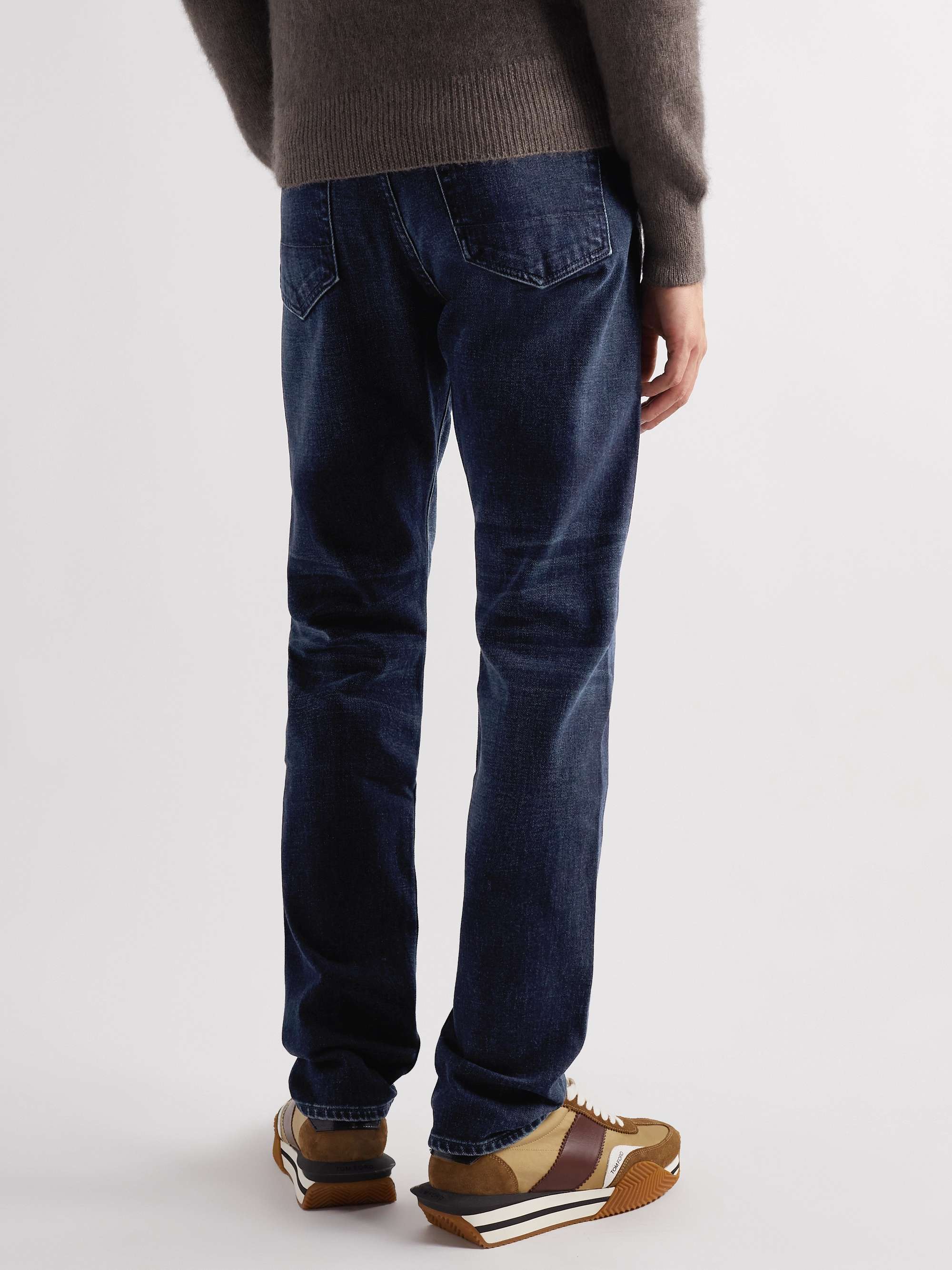 TOM FORD Straight-Leg Garment-Dyed Selvedge Jeans