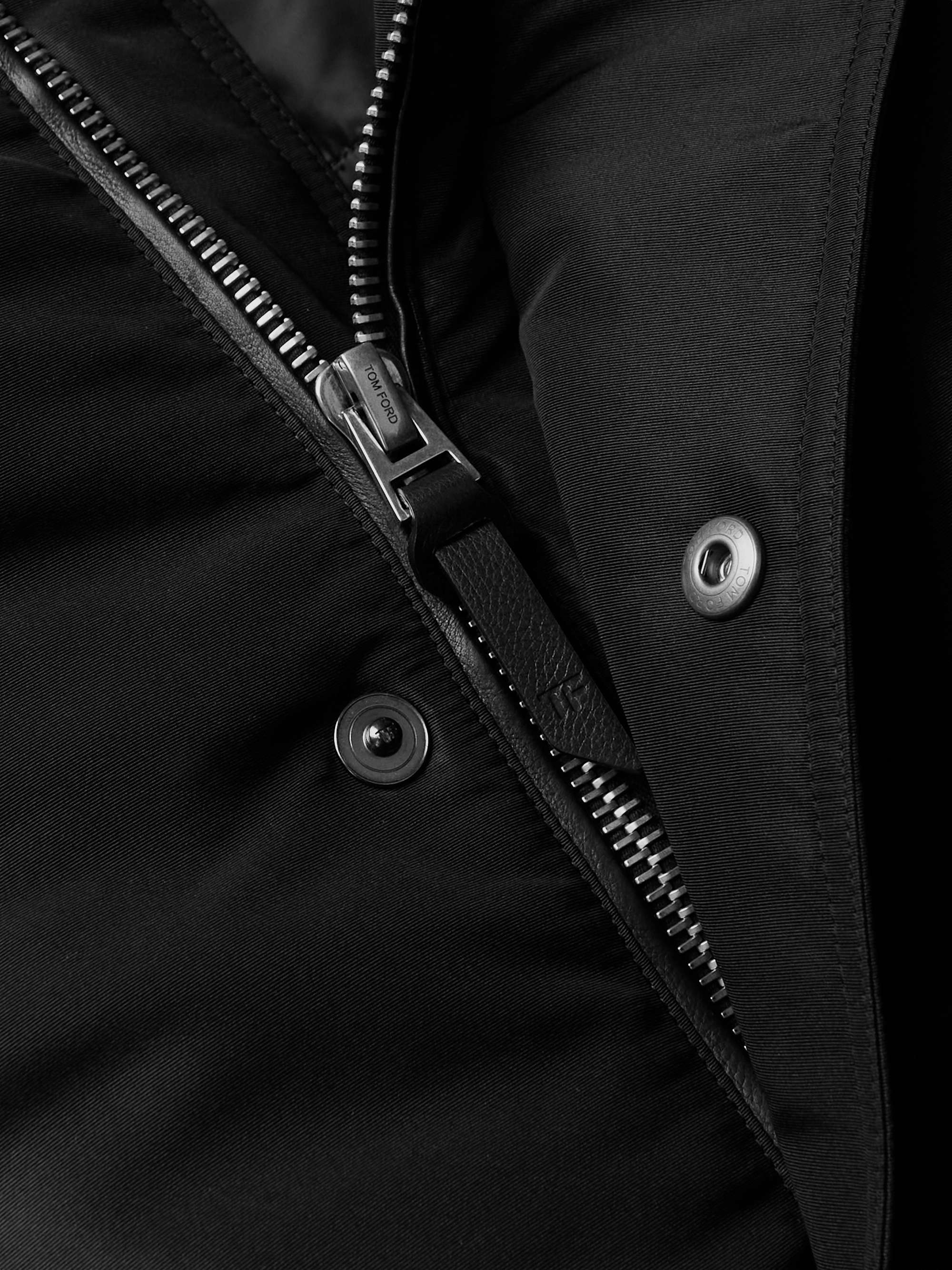 TOM FORD Faille Hooded Down Parka