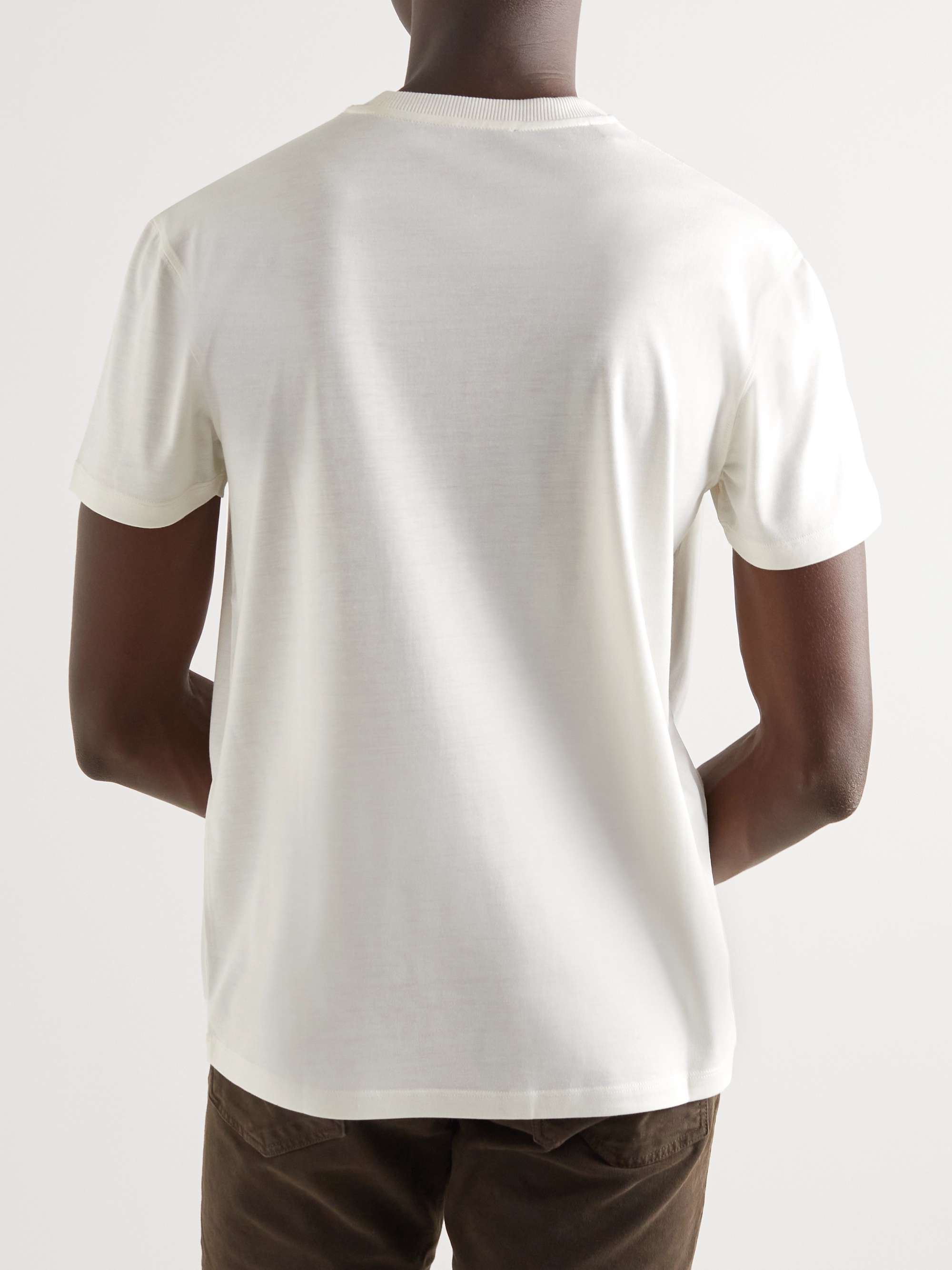 TOM FORD Silk and Cotton-Blend Jersey T-Shirt