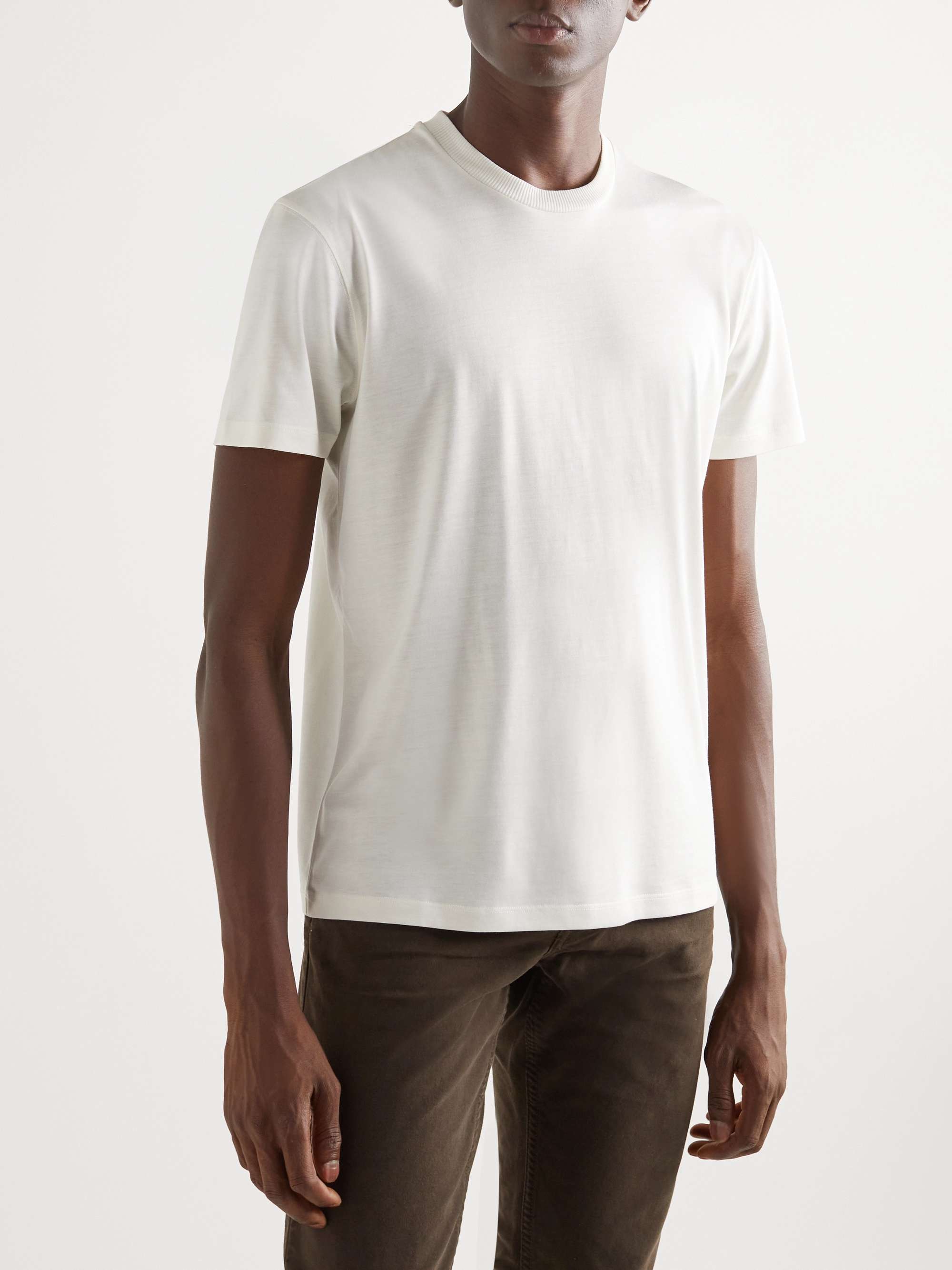 TOM FORD Silk and Cotton-Blend Jersey T-Shirt