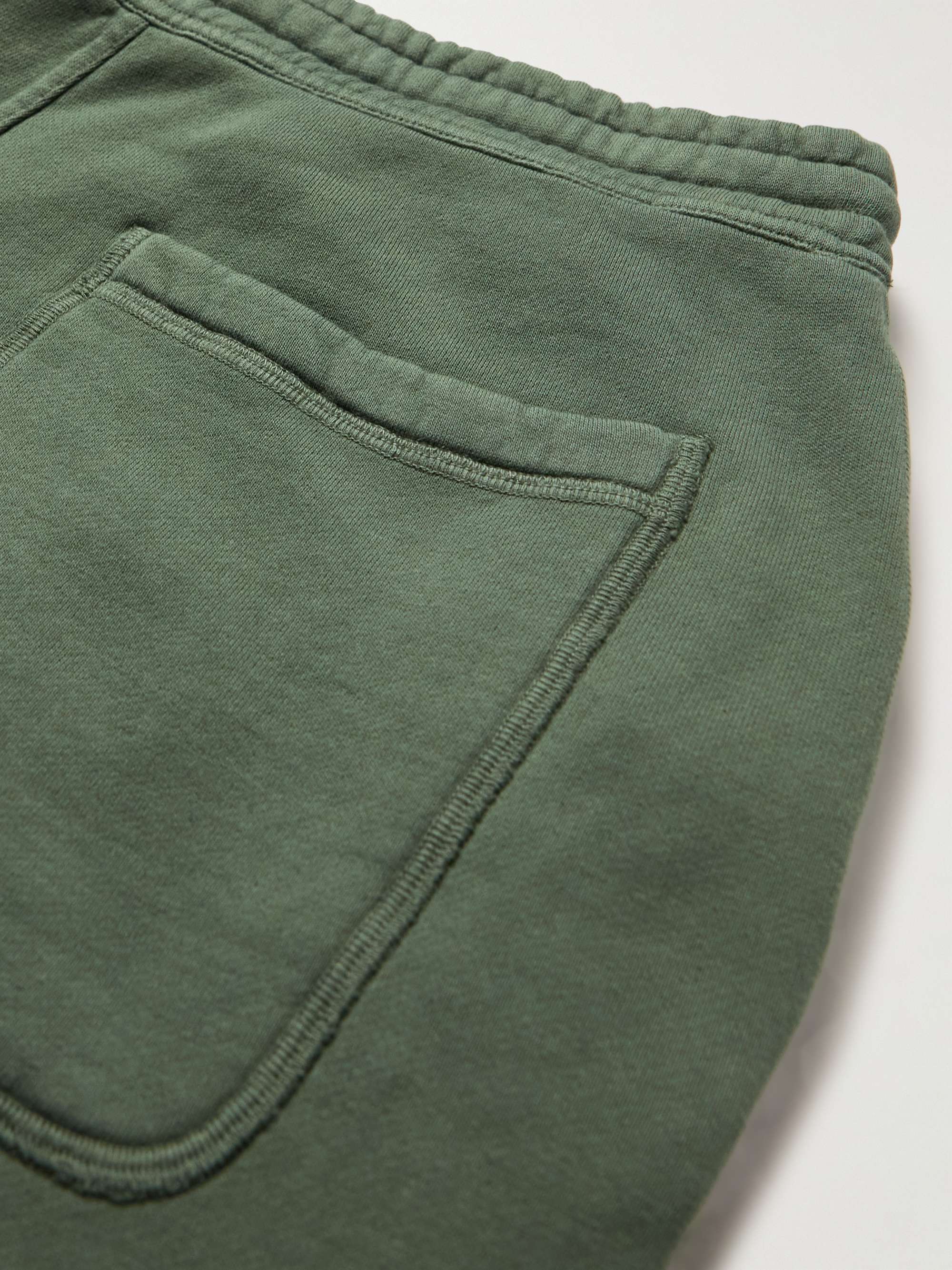 TOM FORD Tapered Garment-Dyed Cotton-Jersey Sweatpants