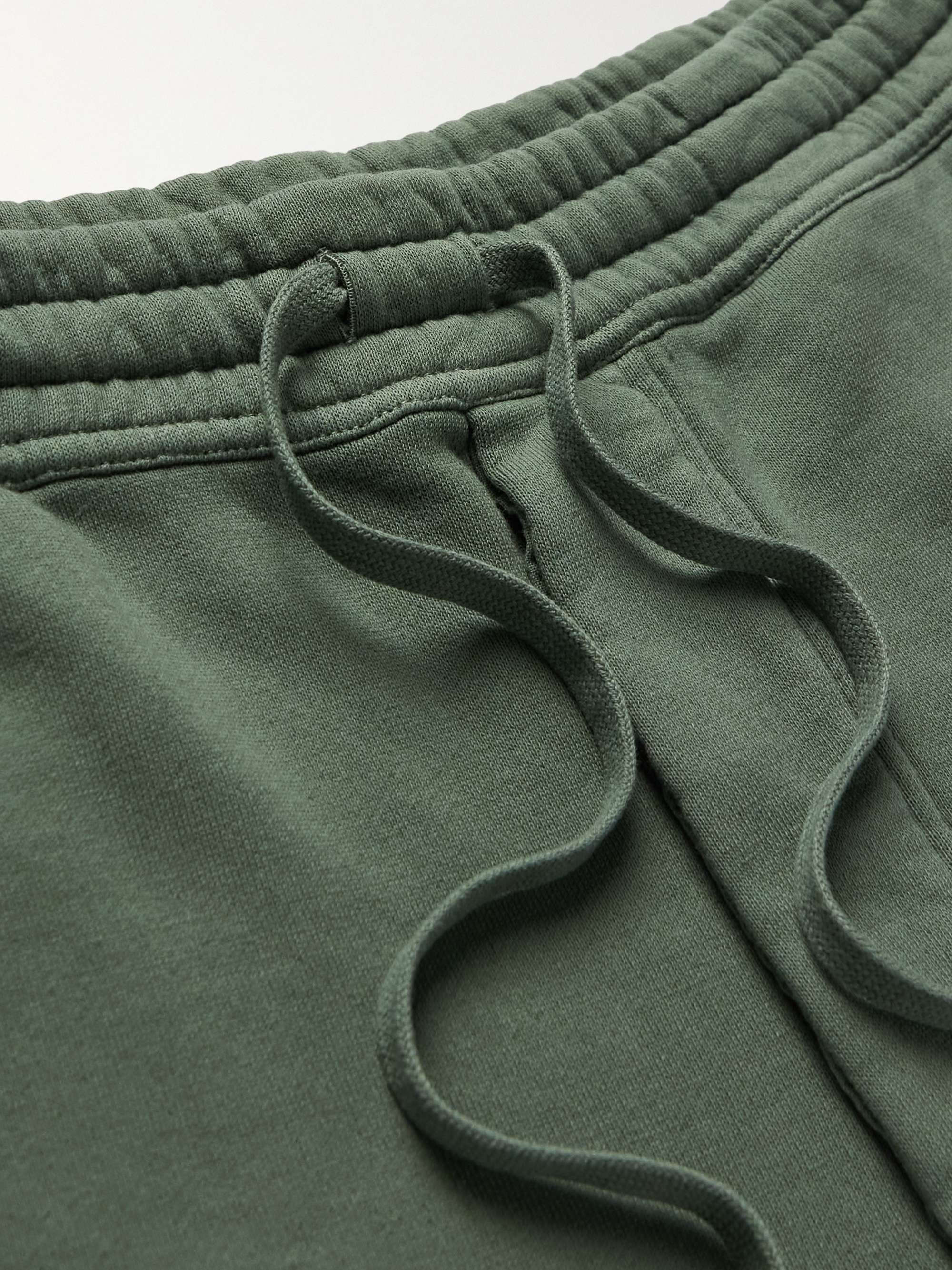TOM FORD Tapered Garment-Dyed Cotton-Jersey Sweatpants
