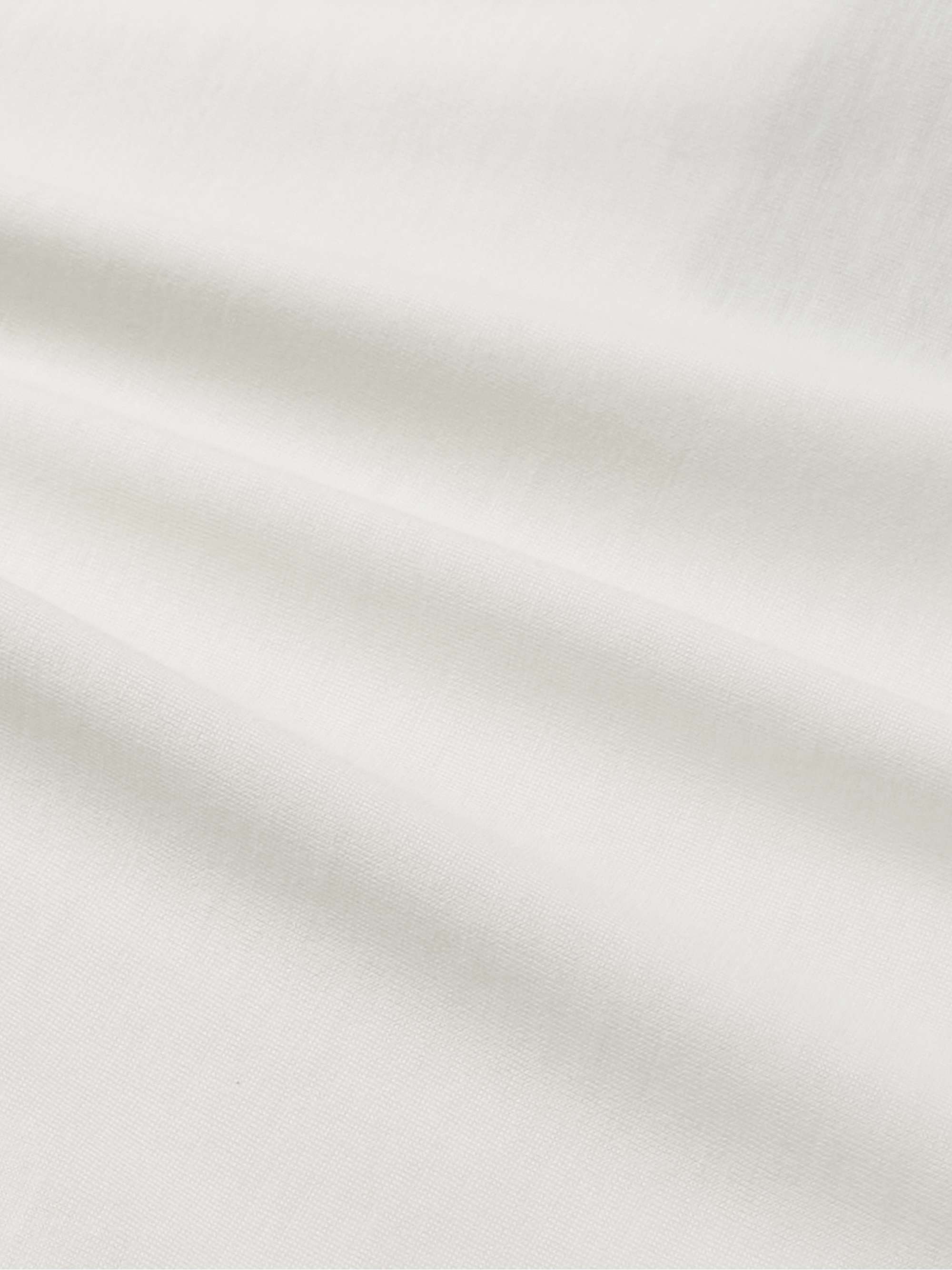 TOM FORD Silk and Cotton-Blend Jersey Henley T-Shirt
