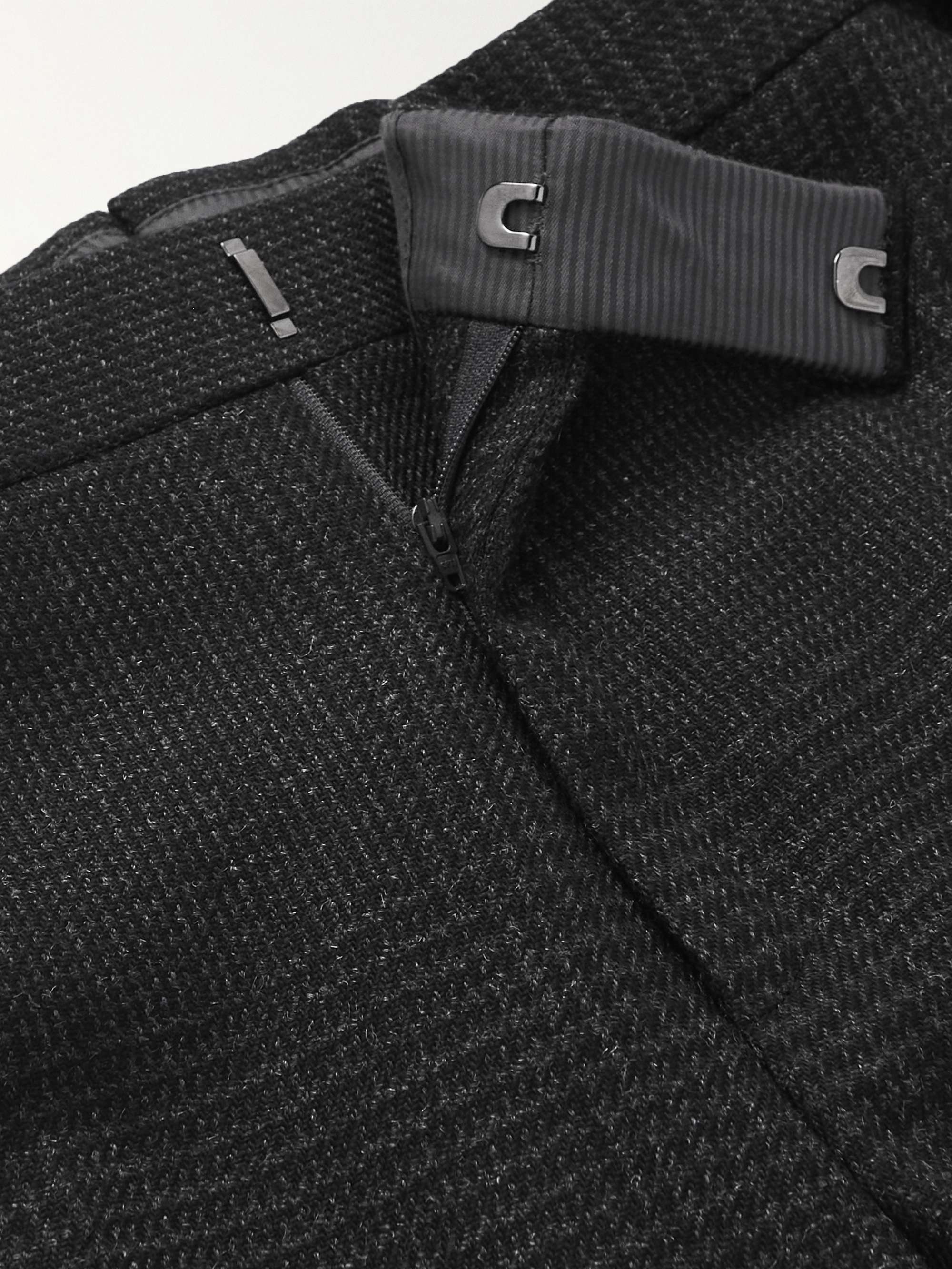 TOM FORD Cooper Straight-Leg Checked Wool, Mohair and Cashmere-Blend Suit Trousers