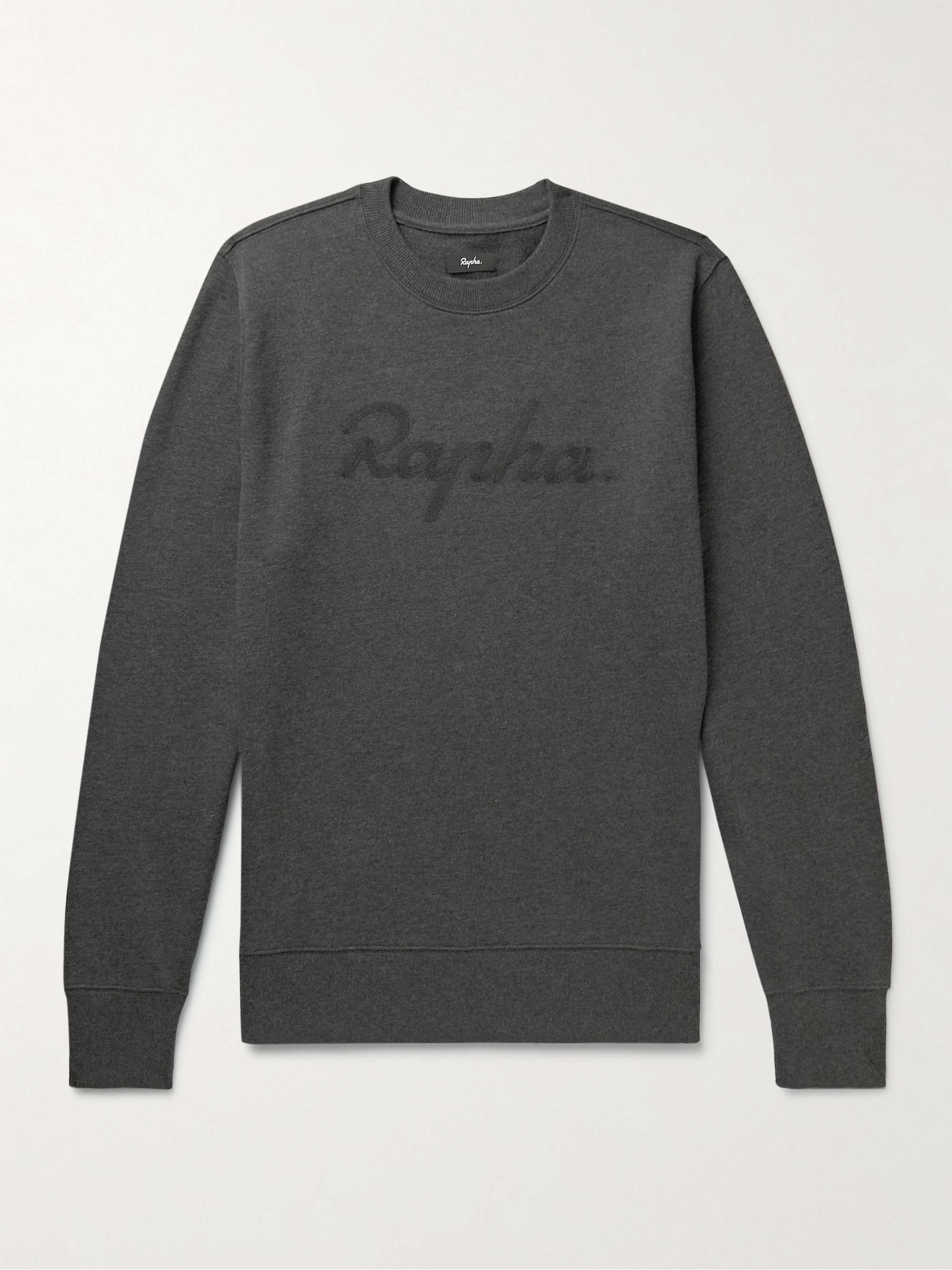 RAPHA Logo-Embroidered Cotton-Jersey Sweatshirt