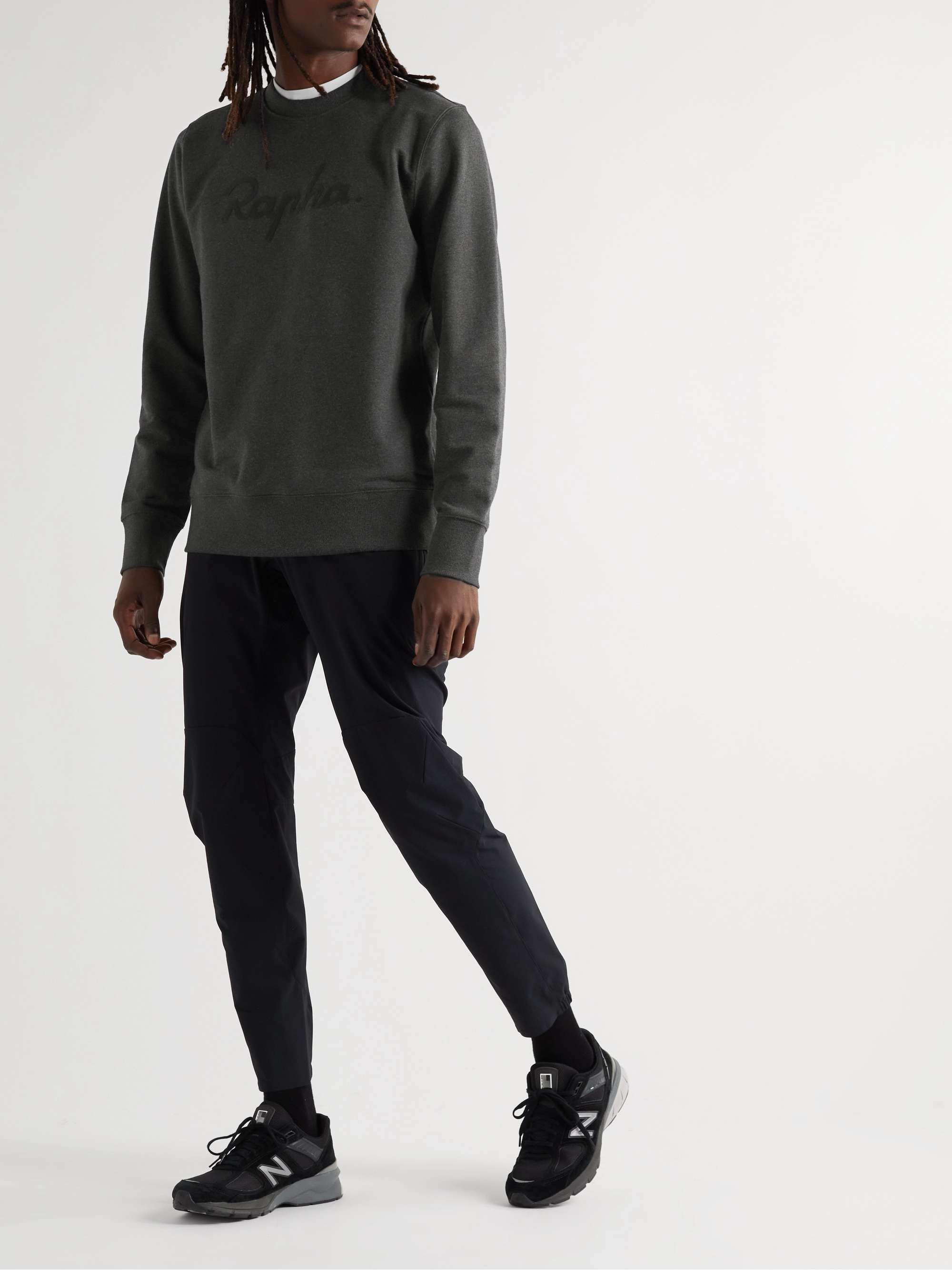 RAPHA Logo-Embroidered Cotton-Jersey Sweatshirt