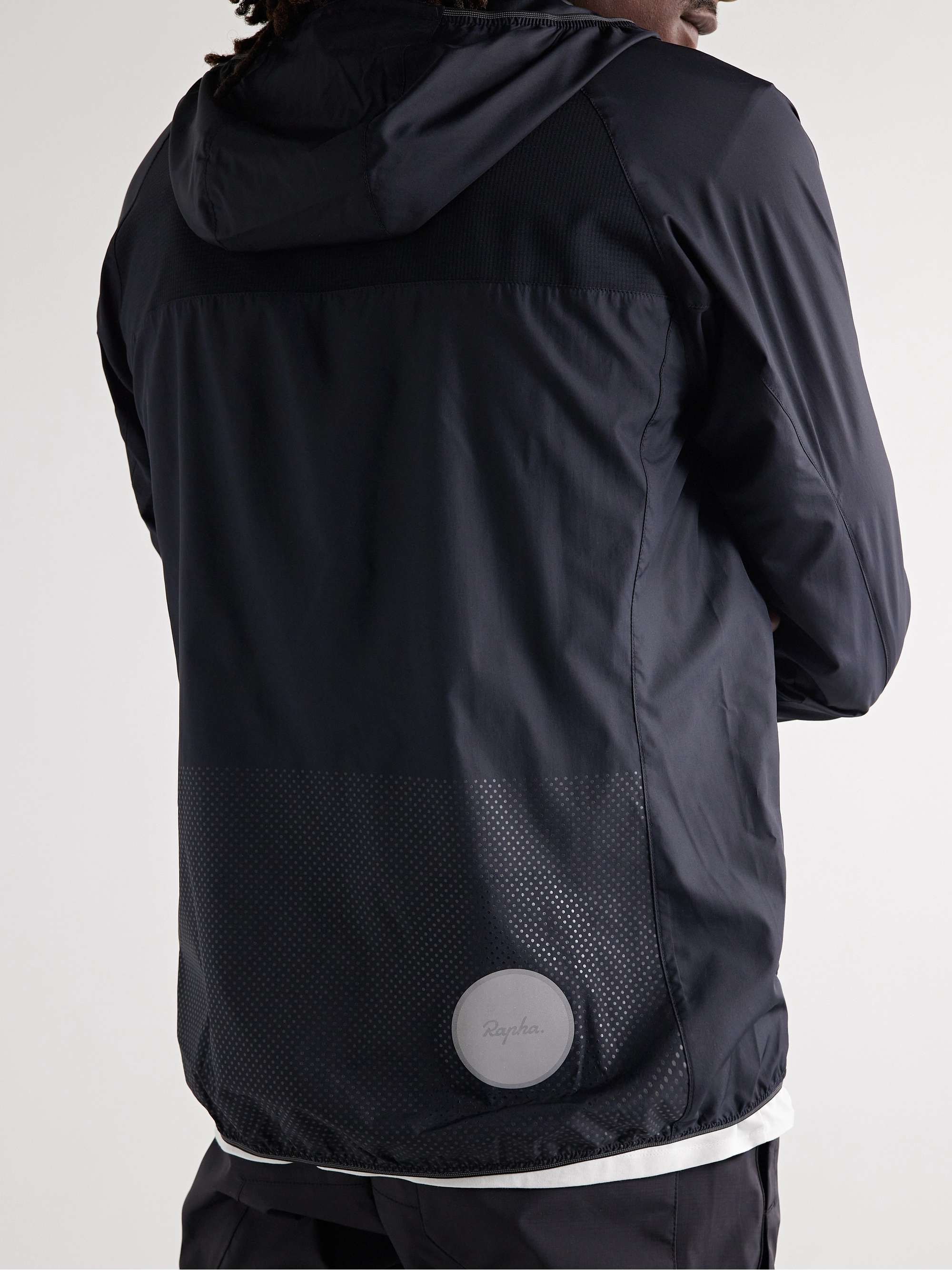 RAPHA Commuter Logo-Print Shell and Mesh Cycling Jacket
