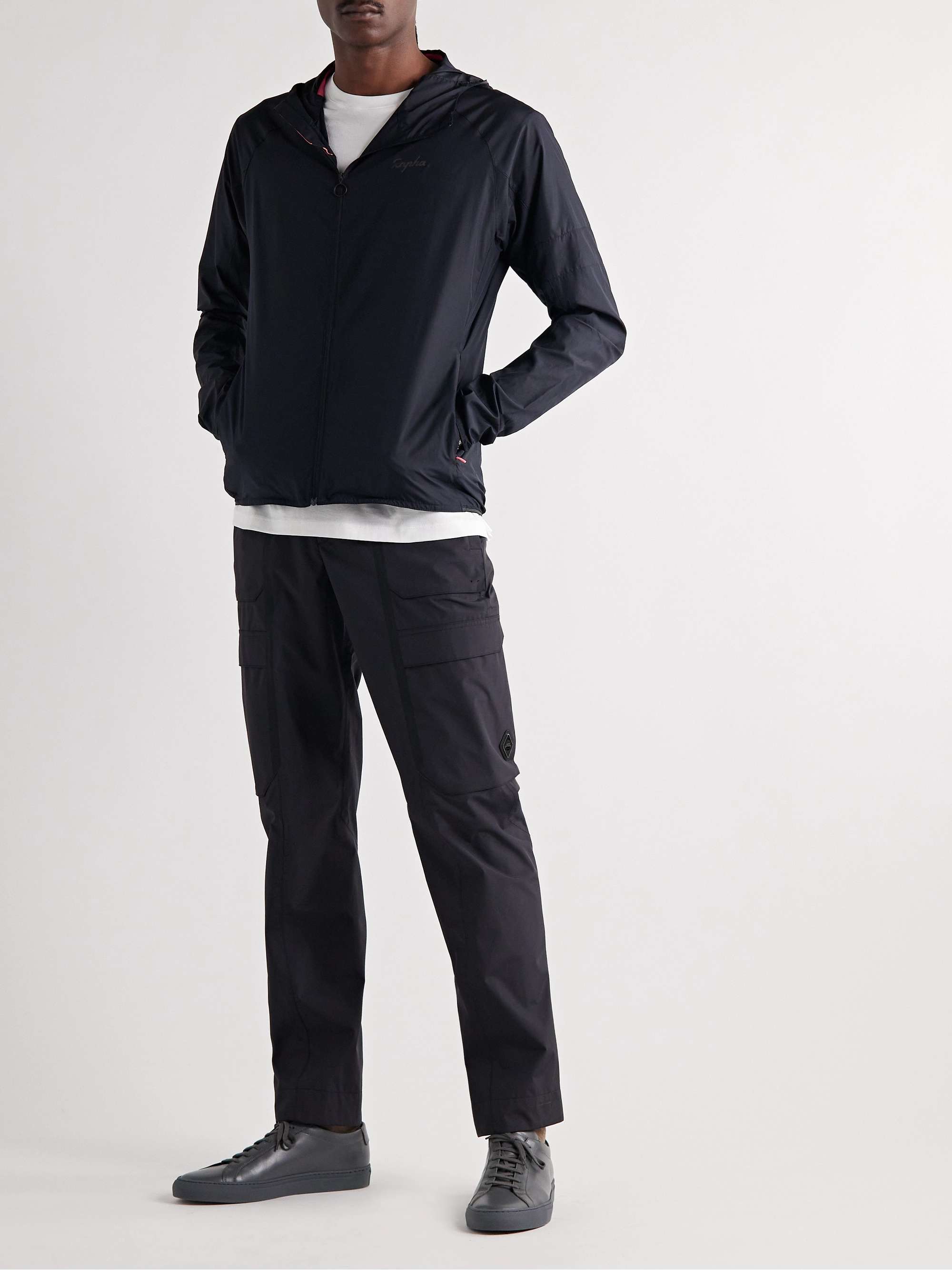 RAPHA Commuter Logo-Print Shell and Mesh Cycling Jacket