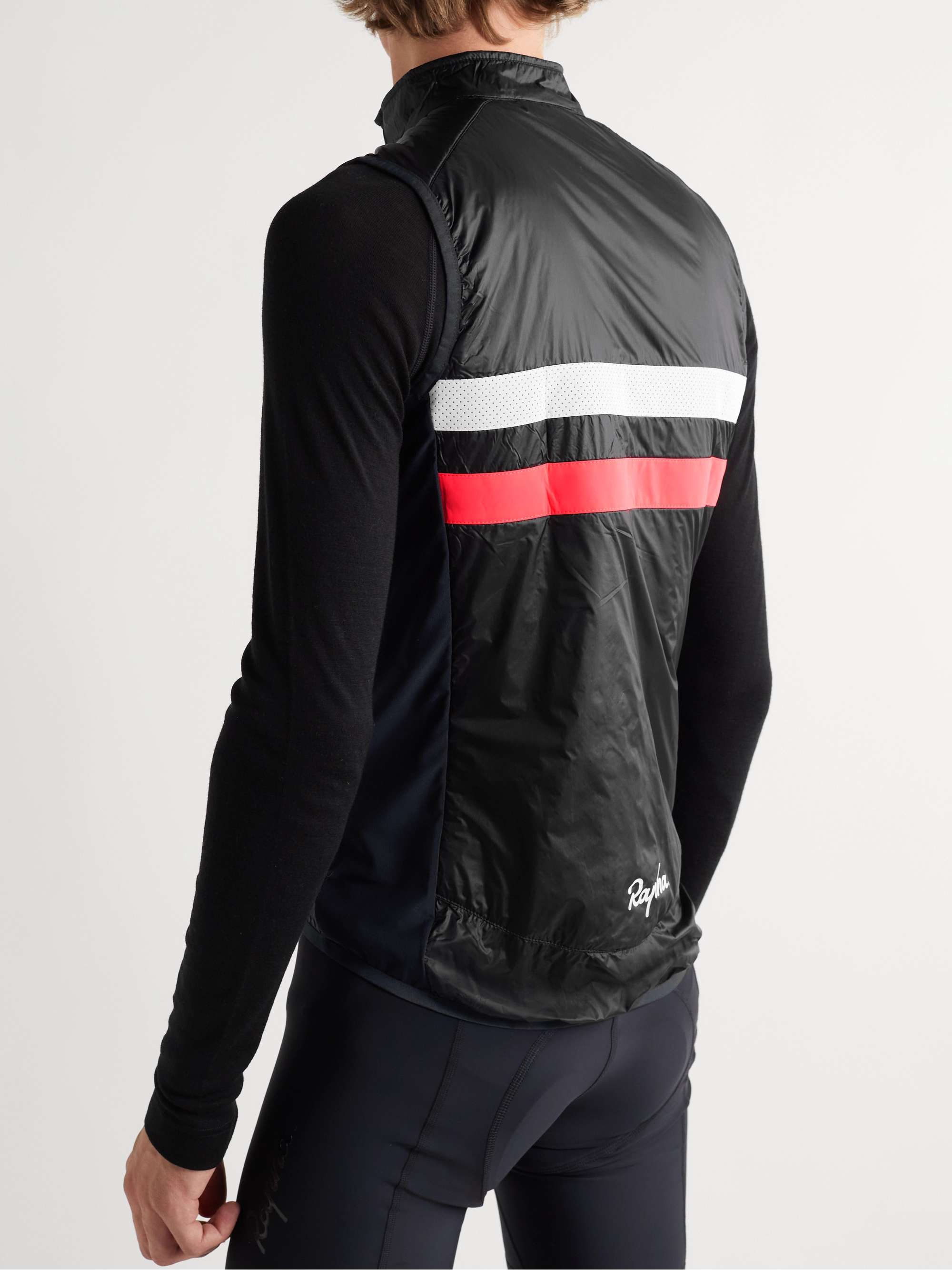 Brevet Striped Shell Cycling Gilet