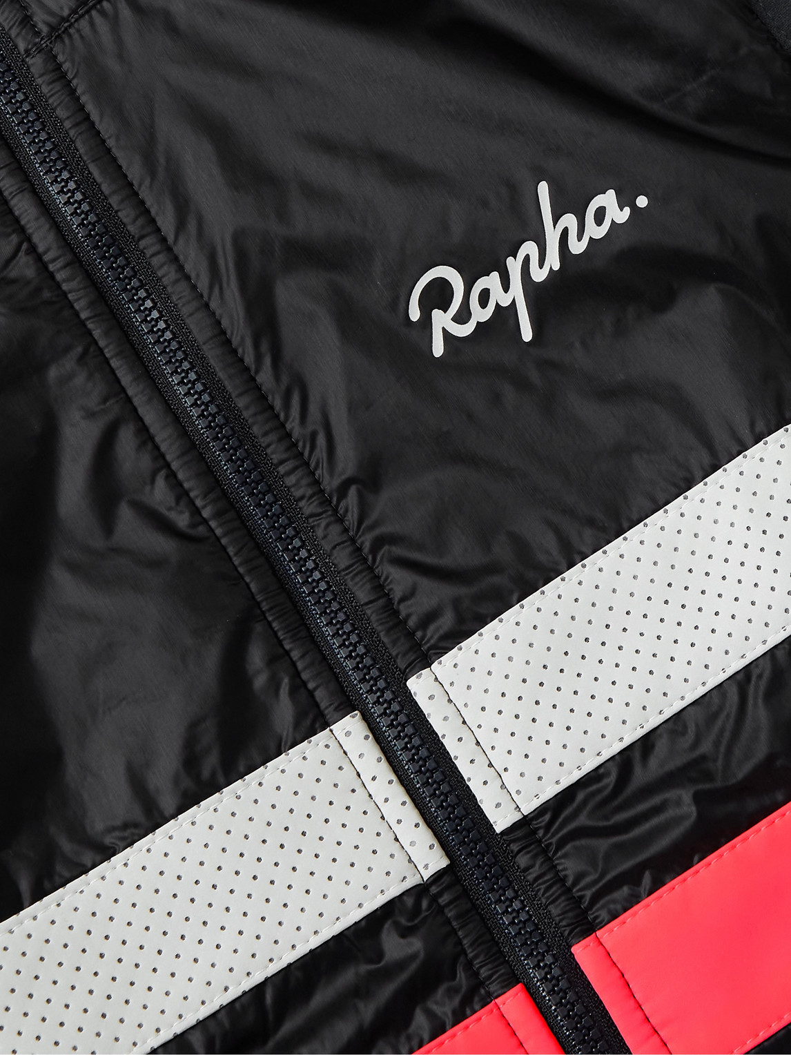 Shop Rapha Brevet Striped Shell Cycling Gilet In Black