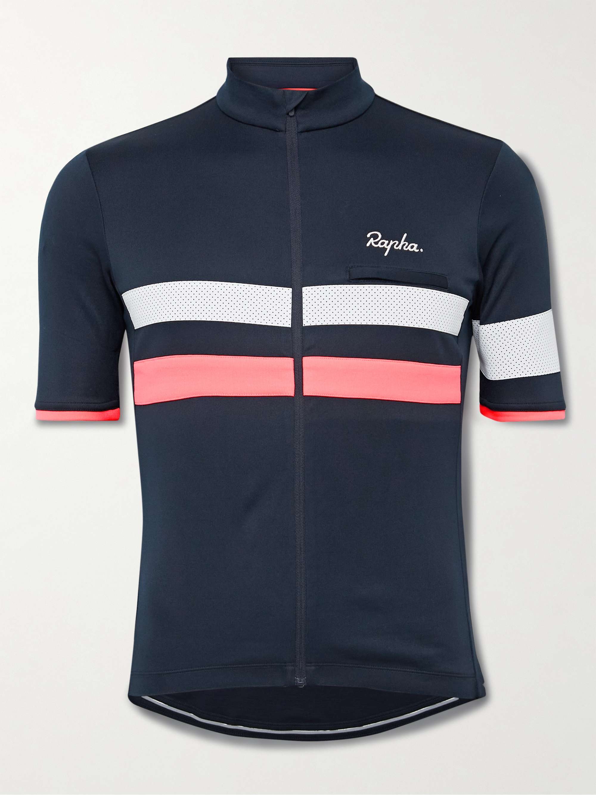 RAPHA Brevet Mesh-Panelled Sportwool Cycling Jersey