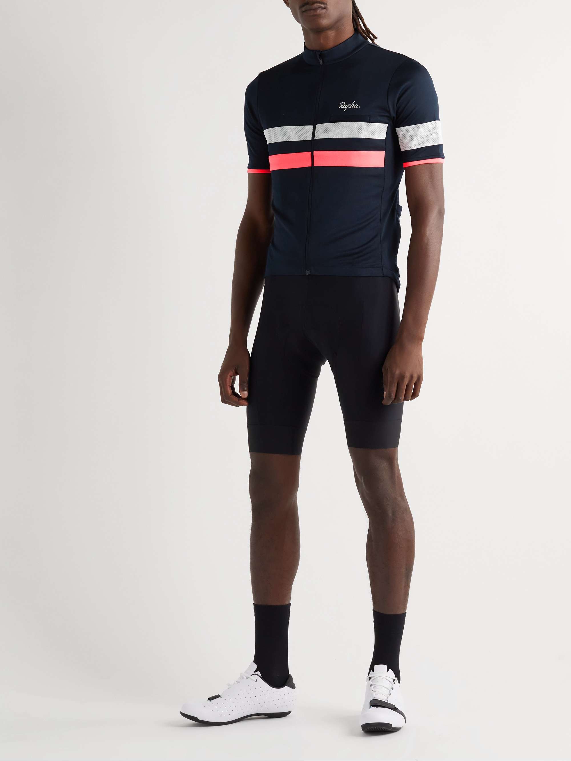 Rapha Men's Brevet Jersey - Dark Navy — Ride Studio Cafe