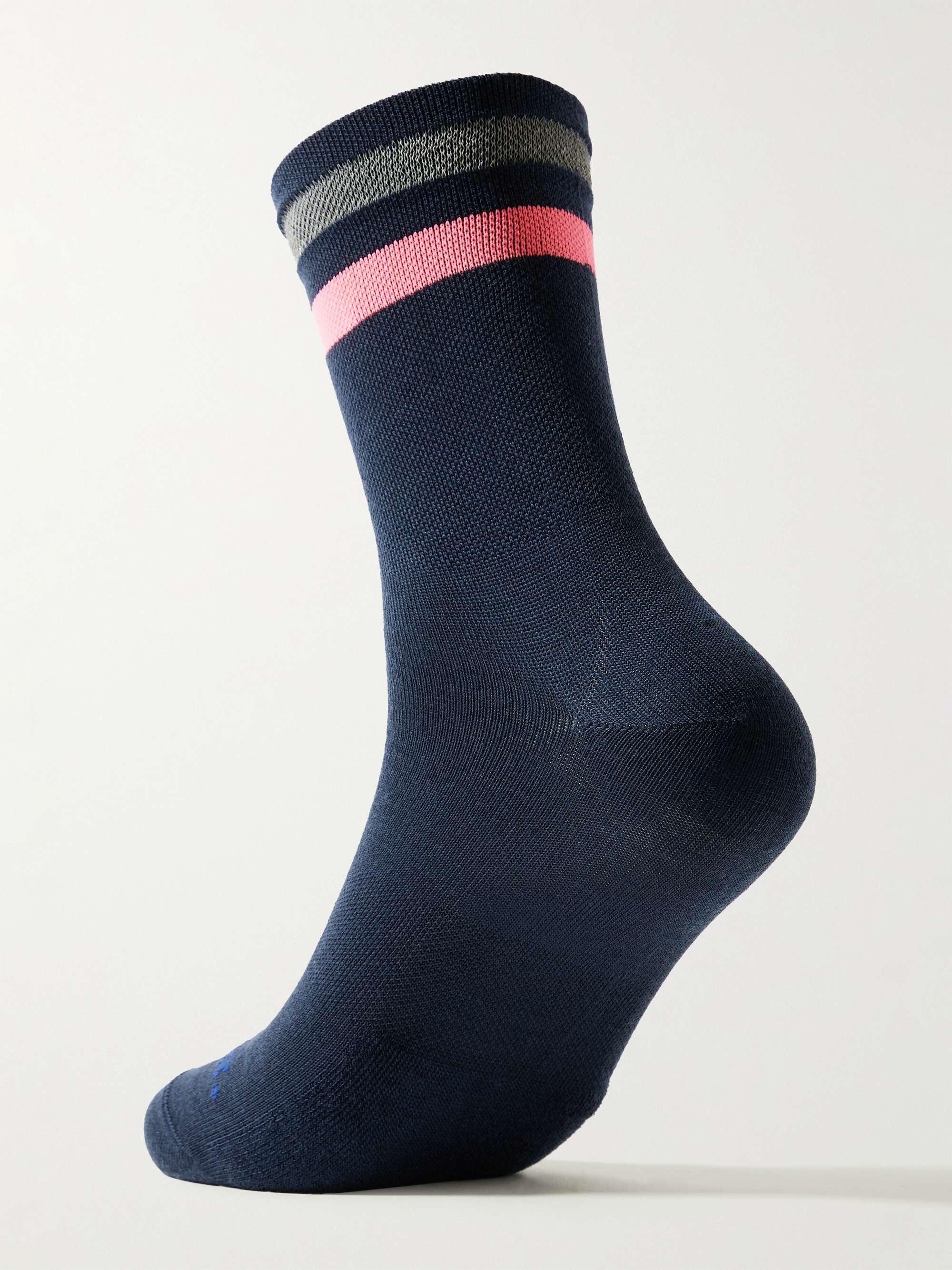 RAPHA Brevet Reflective-Trimmed Stretch-Knit Socks