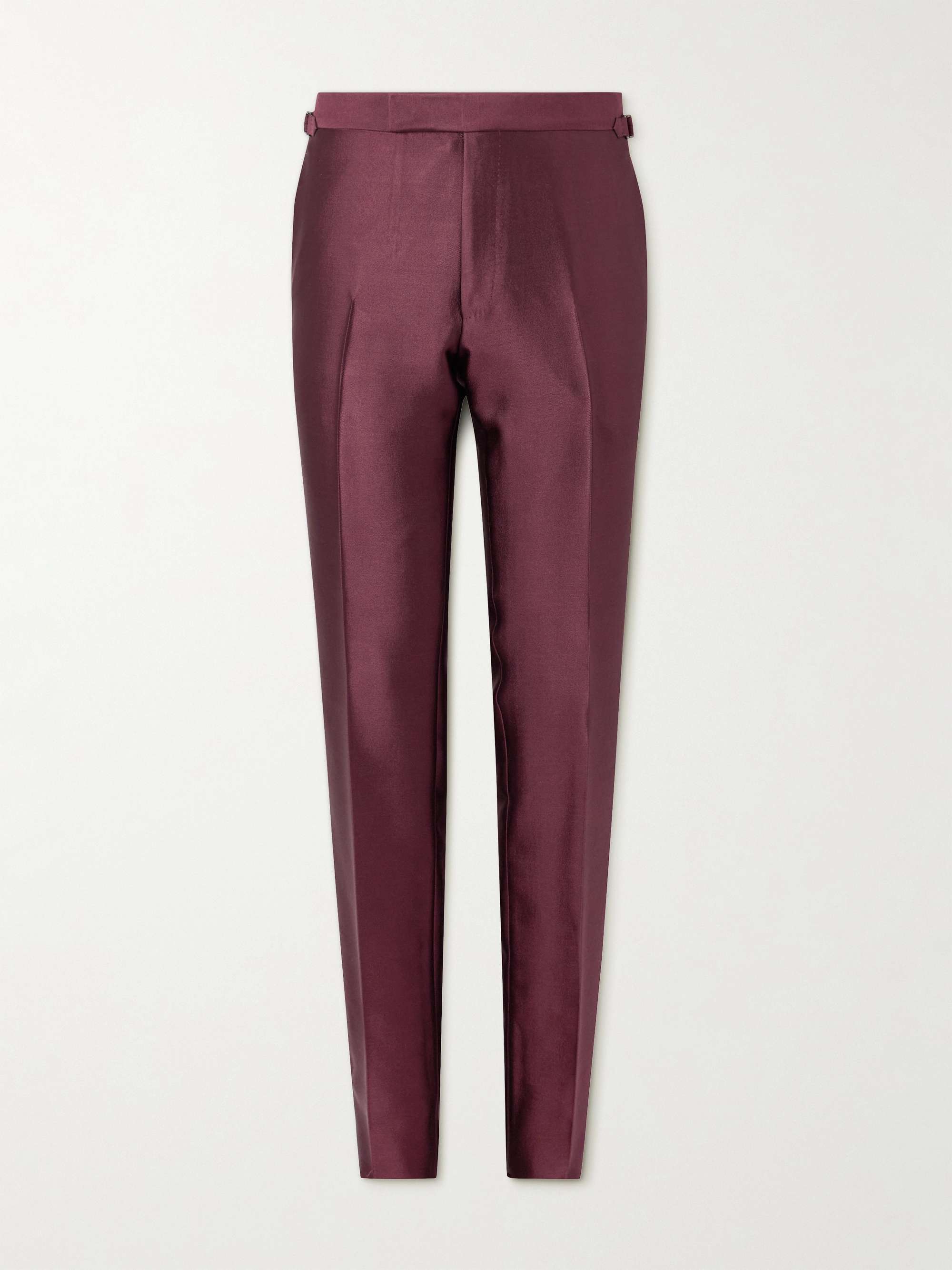 TOM FORD Shelton Slim-Fit Wool and Silk-Blend Twill Suit Trousers