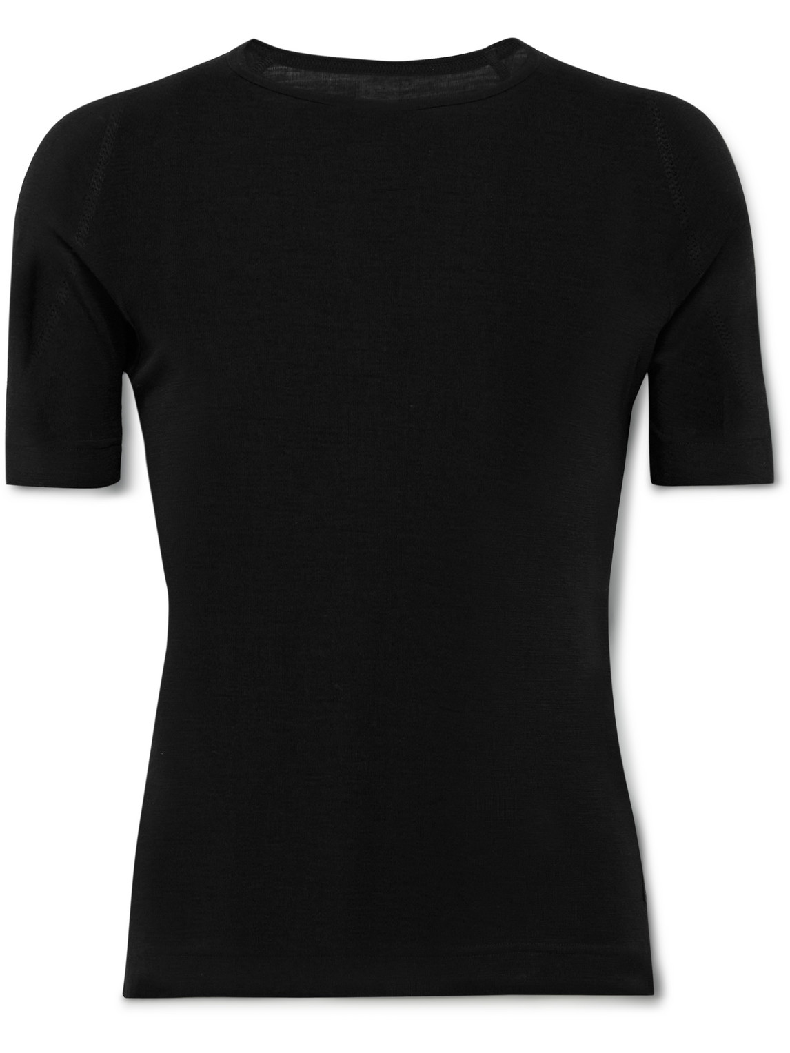Rapha Wool Cycling Base Layer In Black