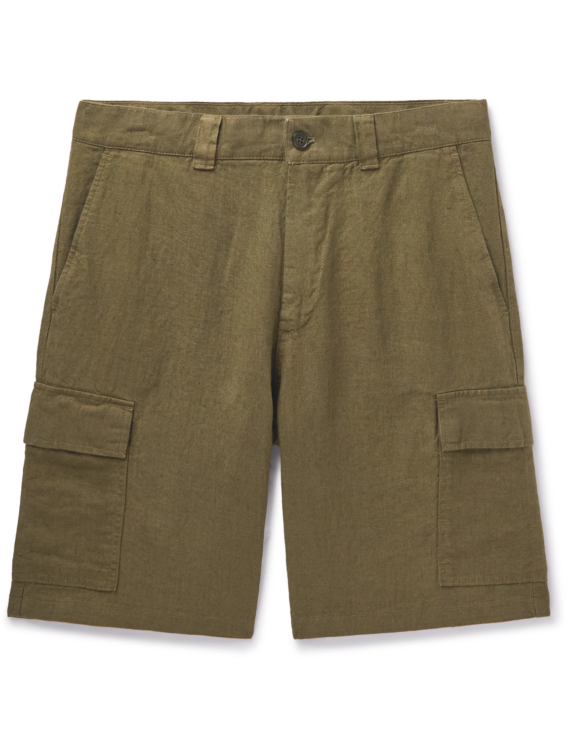 Armi Straight-Leg Linen Cargo Shorts
