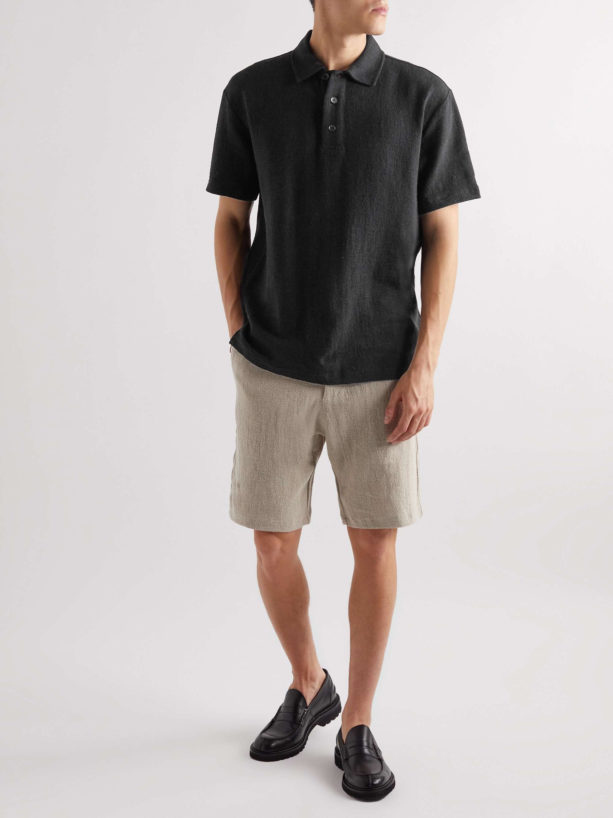 NN07 Joey Linen Polo Shirt