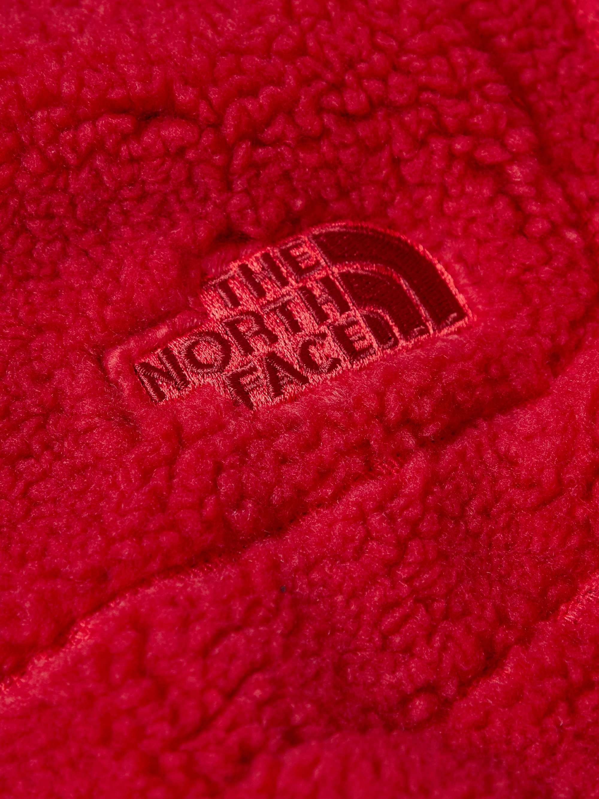THE NORTH FACE Extreme Pile Shell-Trimmed Logo-Embroidered Fleece Jacket