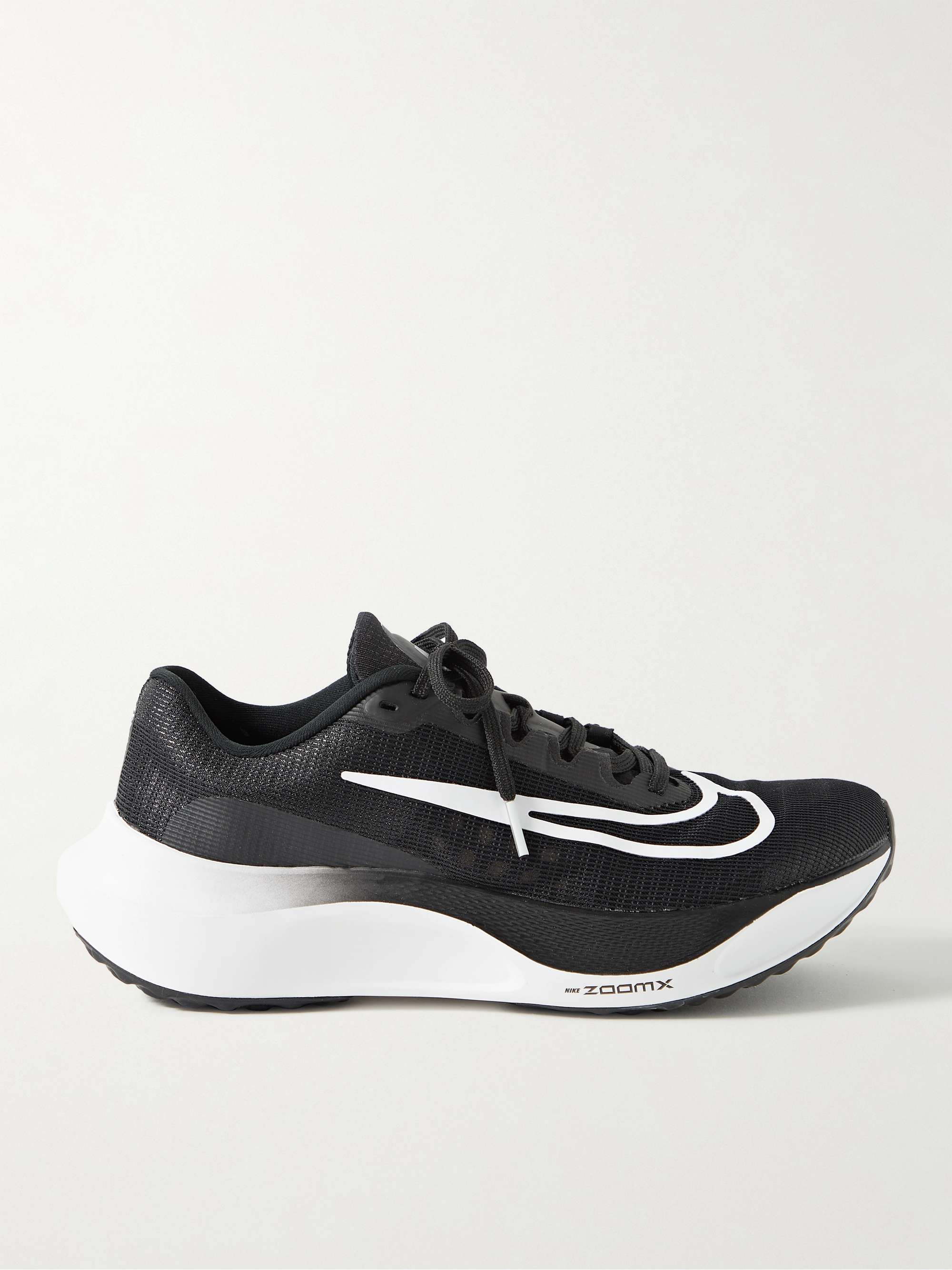 NIKE Zoom Fly 5 Rubber-Trimmed Mesh Sneakers for Men