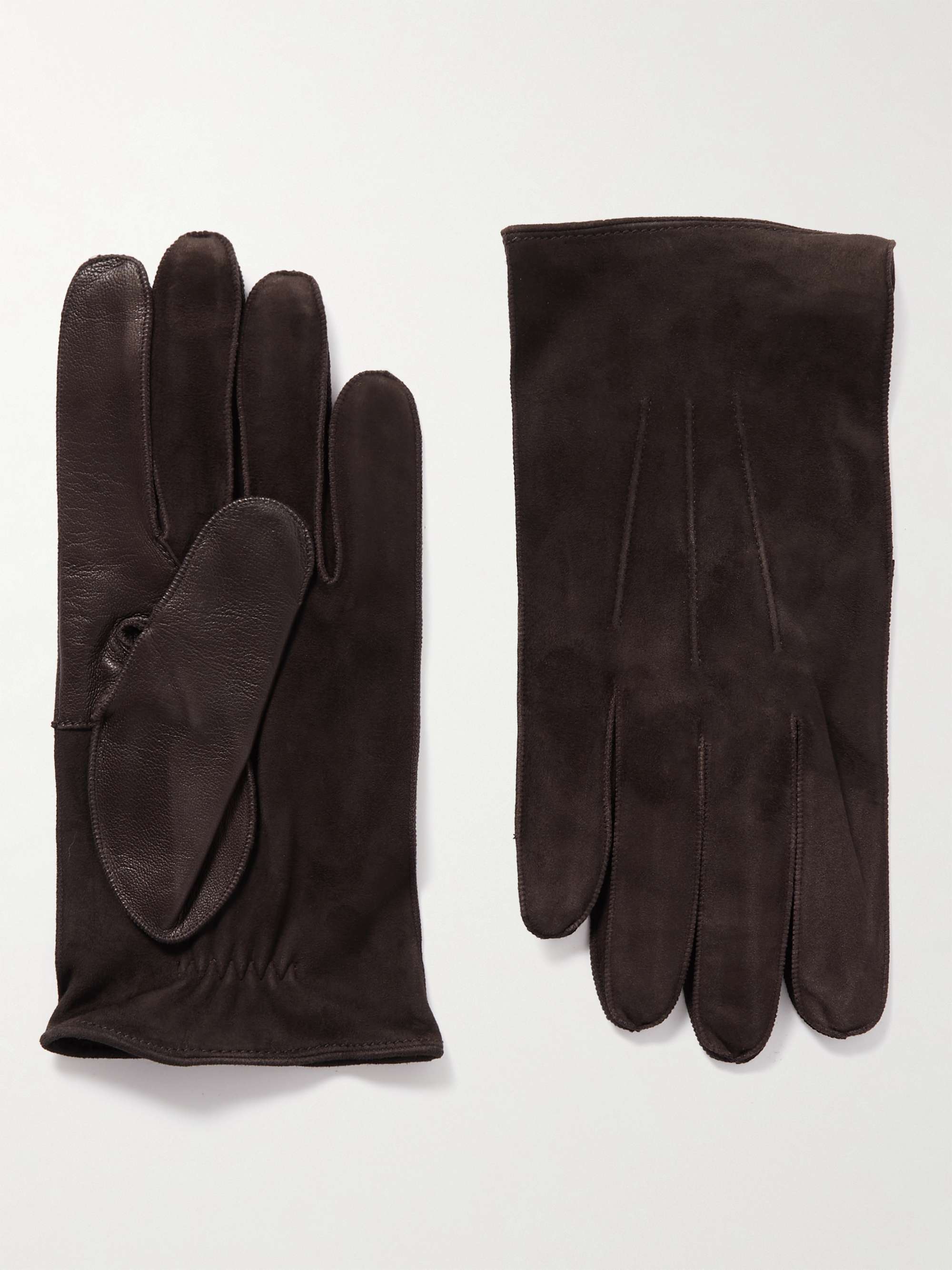 Mens shop suede gloves