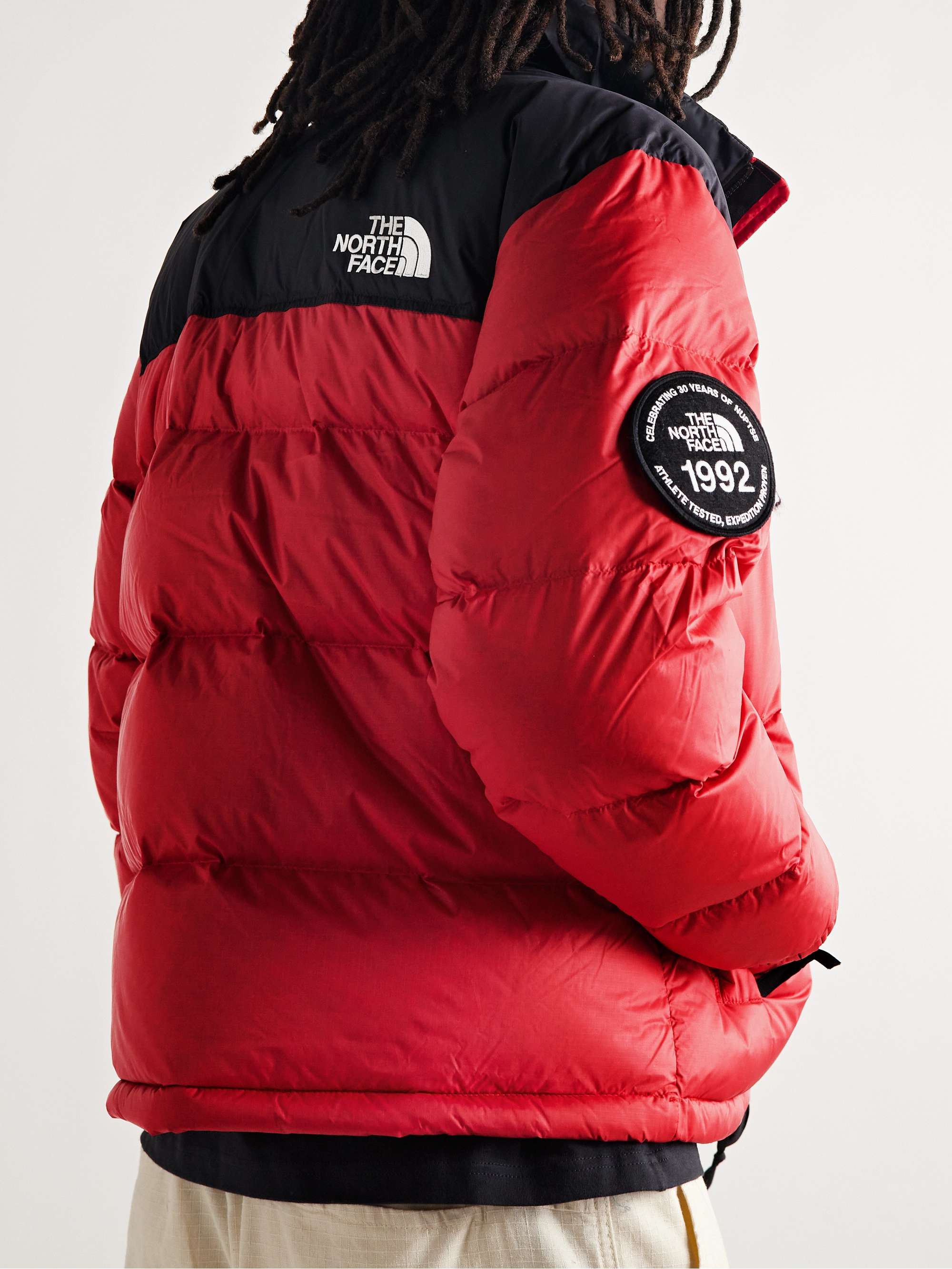 THE NORTH FACE 92 Retro Anniversary Nuptse Shell-Trimmed Ripstop Down ...