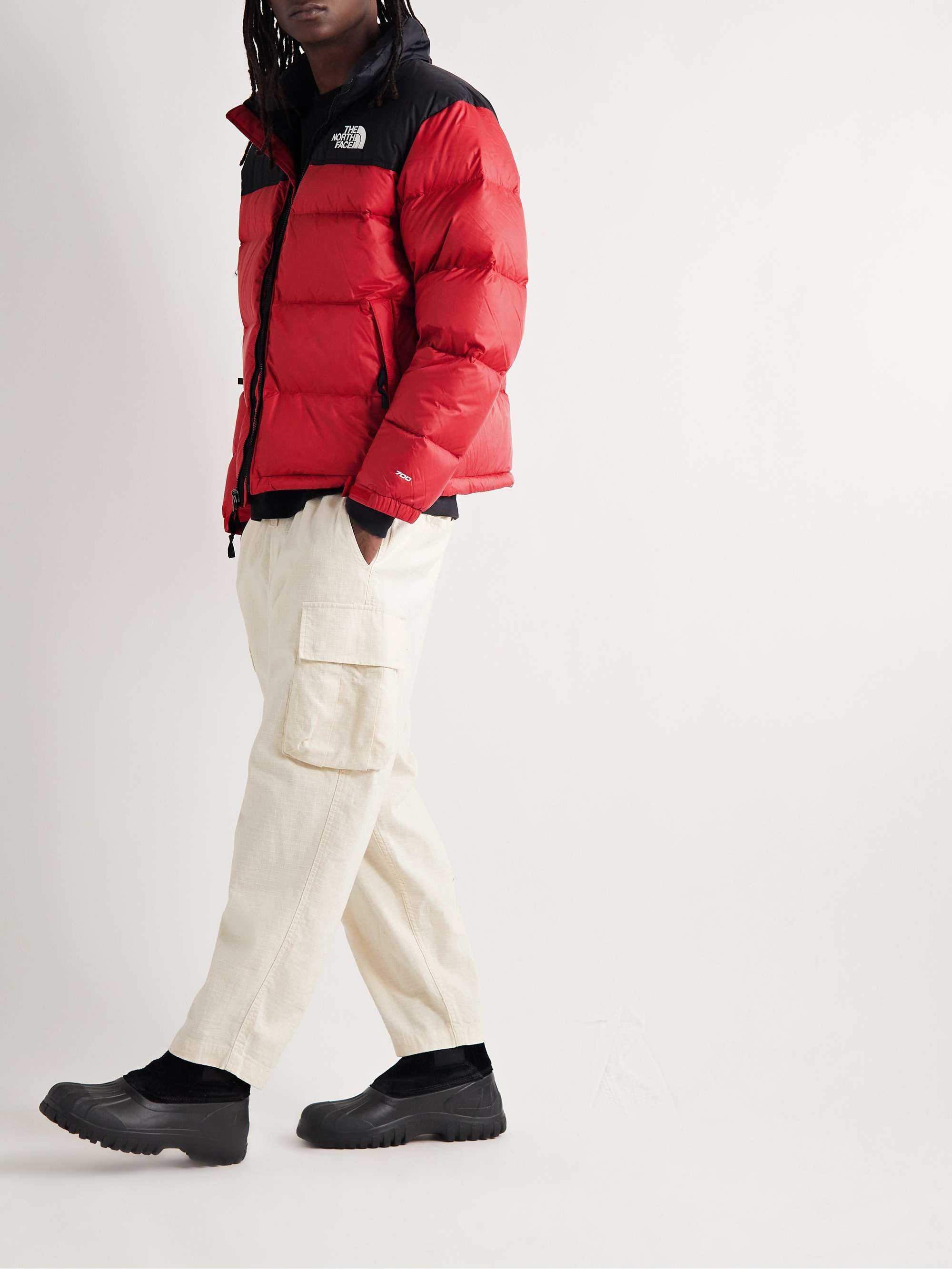THE NORTH FACE 92 Retro Anniversary Nuptse Shell-Trimmed Ripstop Down Jacket