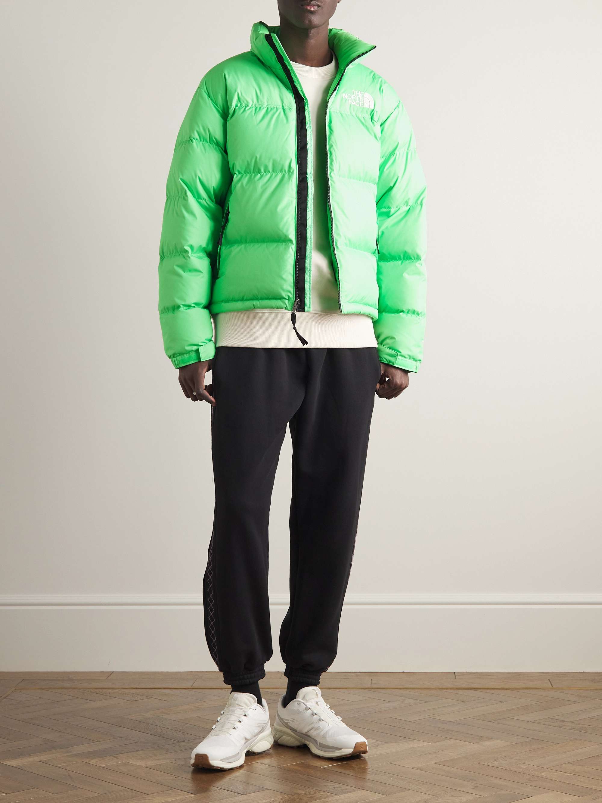 THE NORTH FACE 1996 Retro Nuptse Floral-Print Quilted DWR-Coated Shell Down Jacket