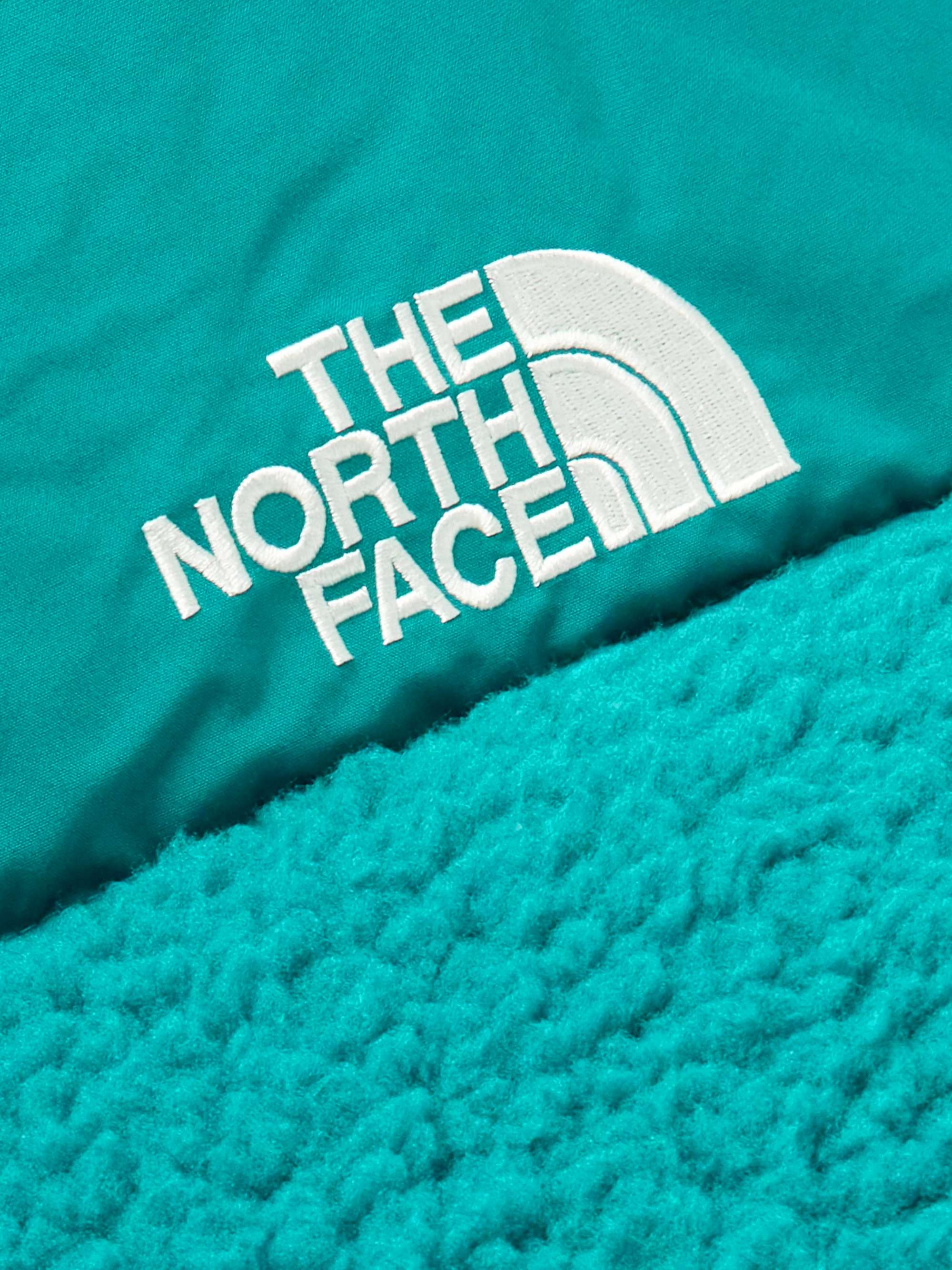 THE NORTH FACE Nuptse Quilted Recycled Fleece and Shell Hooded Down Jacket