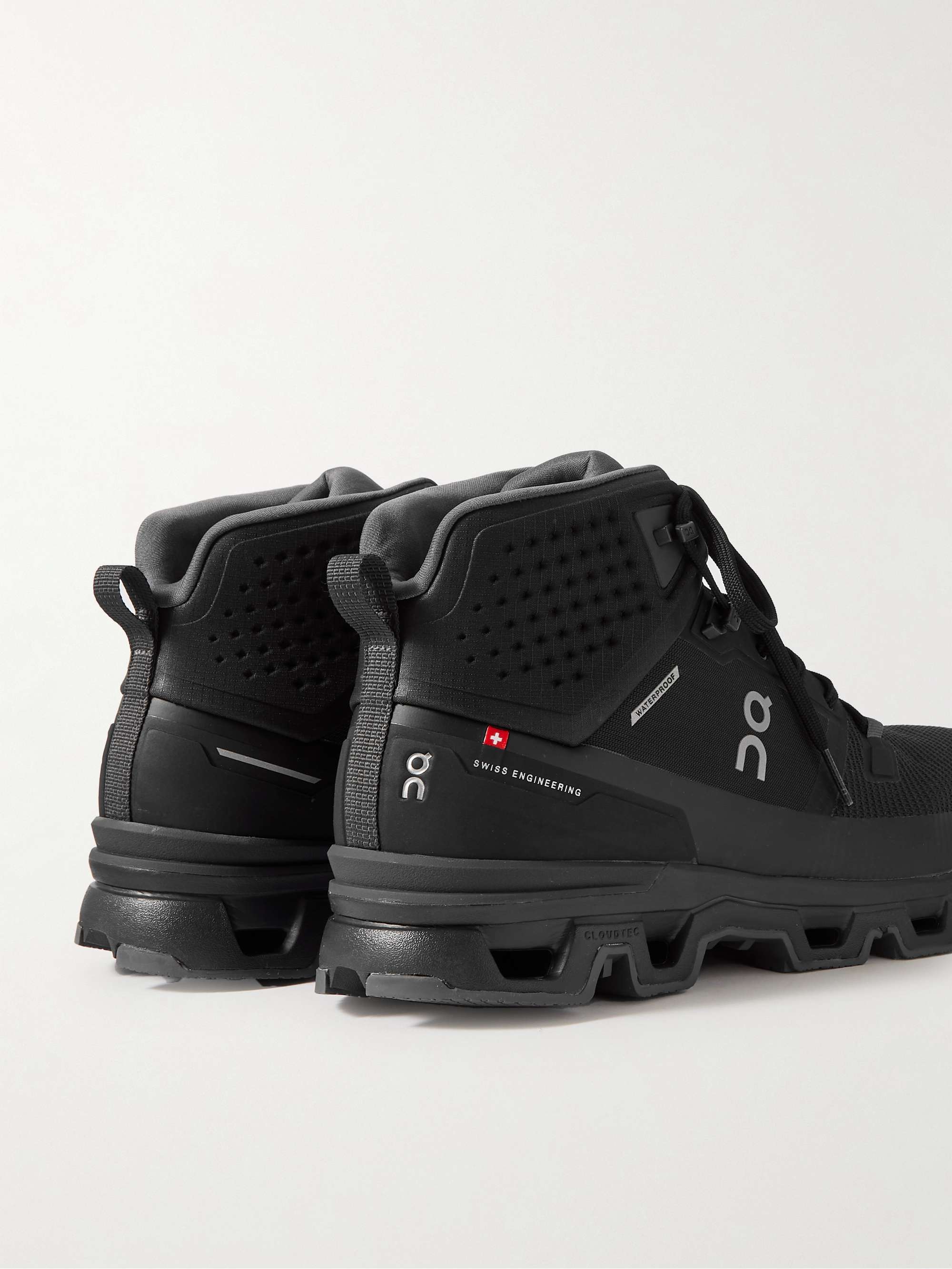 ON-RUNNING Cloudrock 2 Waterproof Rubber-Trimmed Mesh Running Shoes