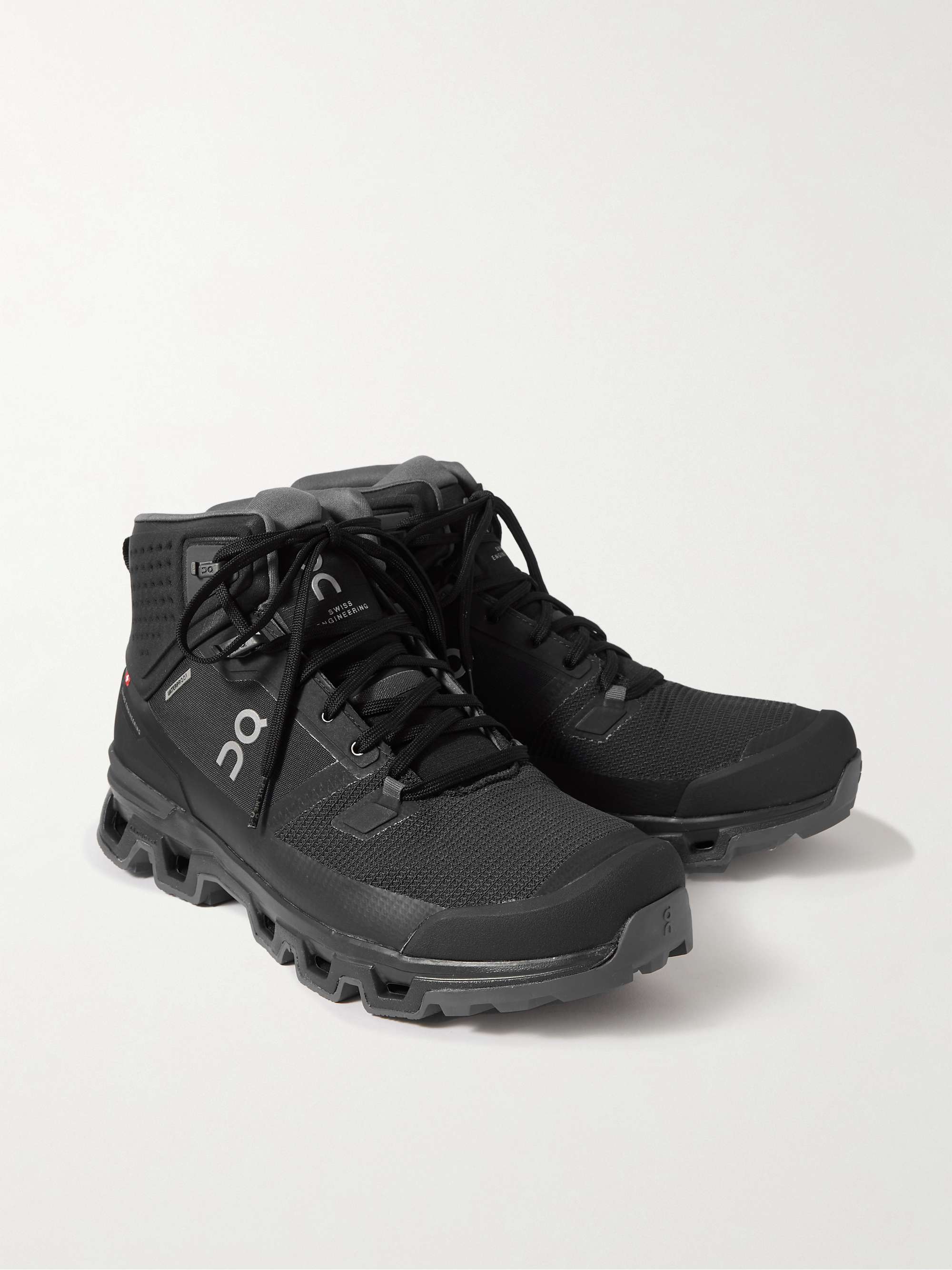 ON-RUNNING Cloudrock 2 Waterproof Rubber-Trimmed Mesh Running Shoes