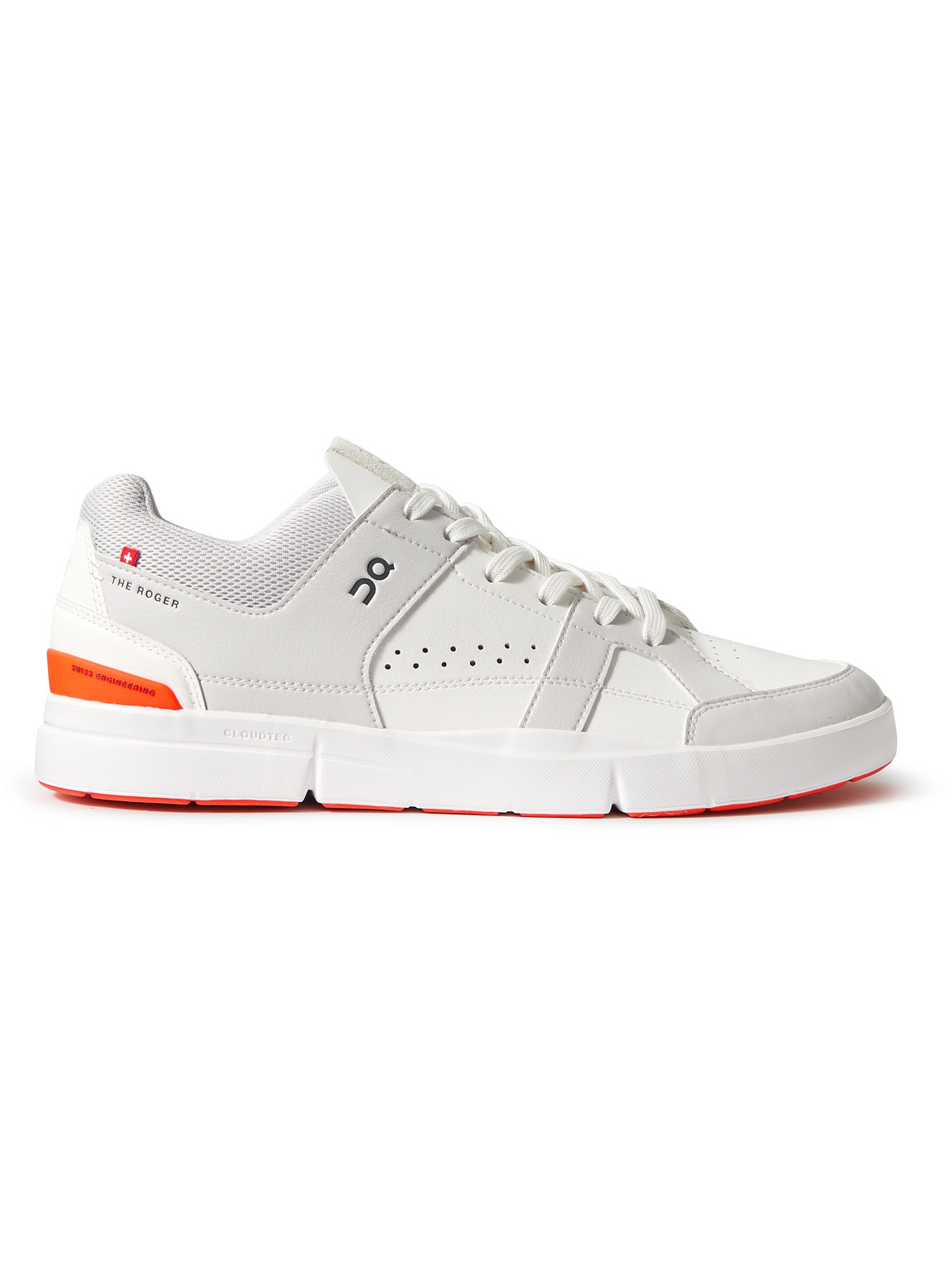 ON THE ROGER CLUBHOUSE FAUX LEATHER TENNIS SNEAKERS