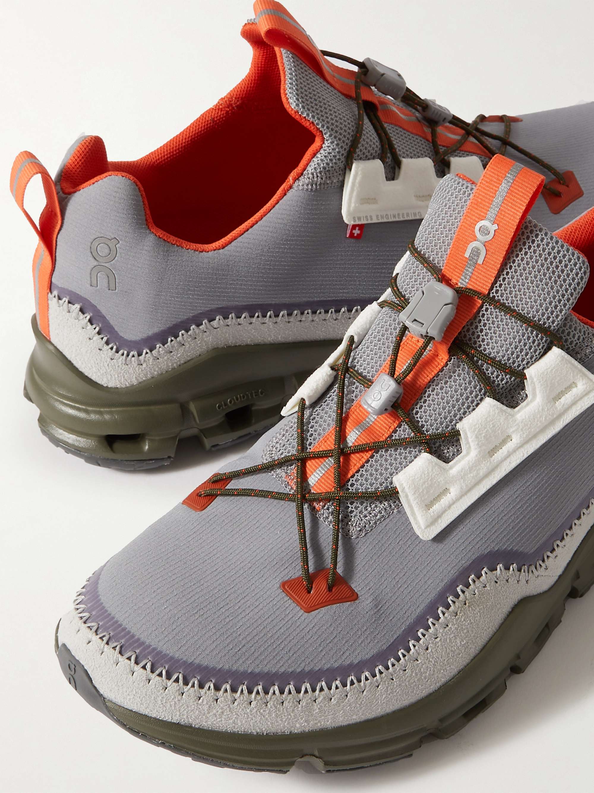 ON-RUNNING Cloudaway Rubber-Trimmed Mesh Sneakers