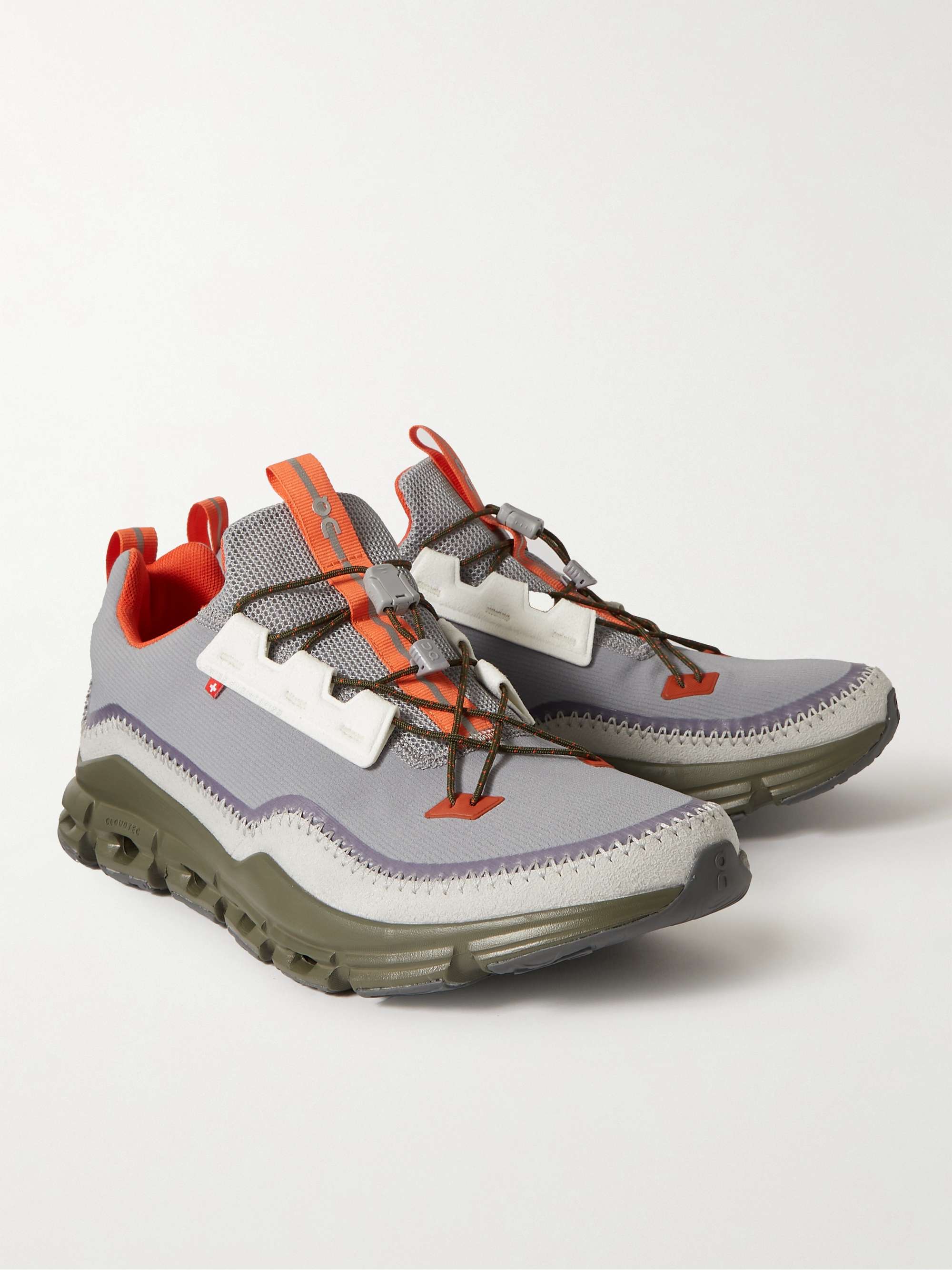 ON-RUNNING Cloudaway Rubber-Trimmed Mesh Sneakers