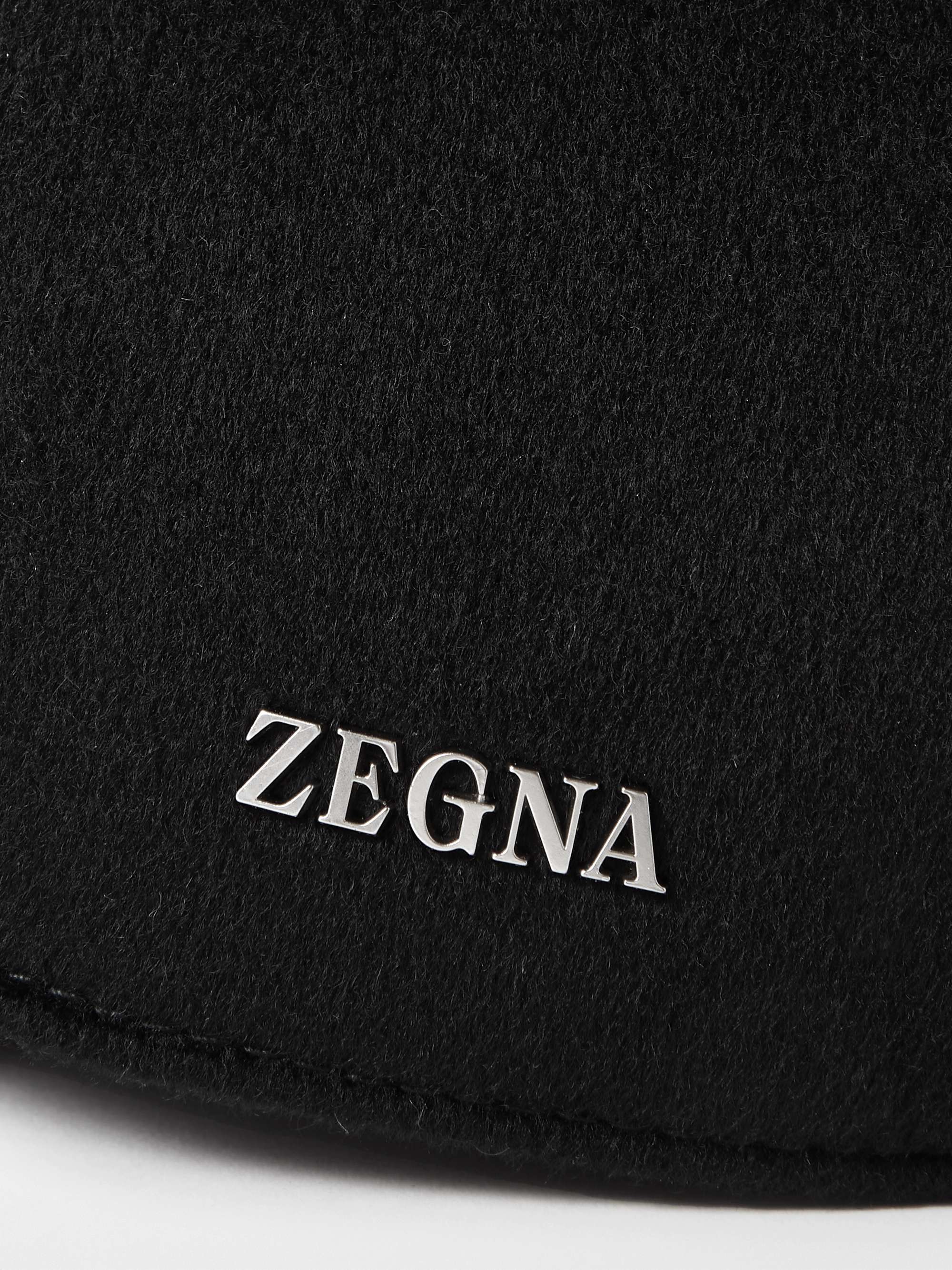 ZEGNA Logo-Embellished Cashmere-Felt Baseball Cap