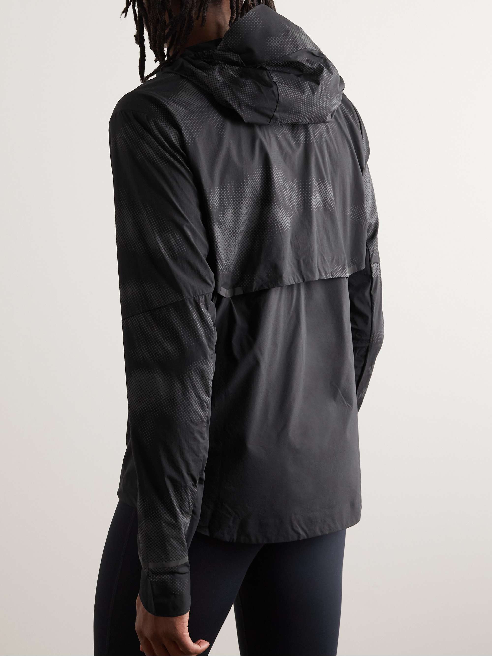 ON-RUNNING Lumos Printed Recycled-Shell Hooded Jacket