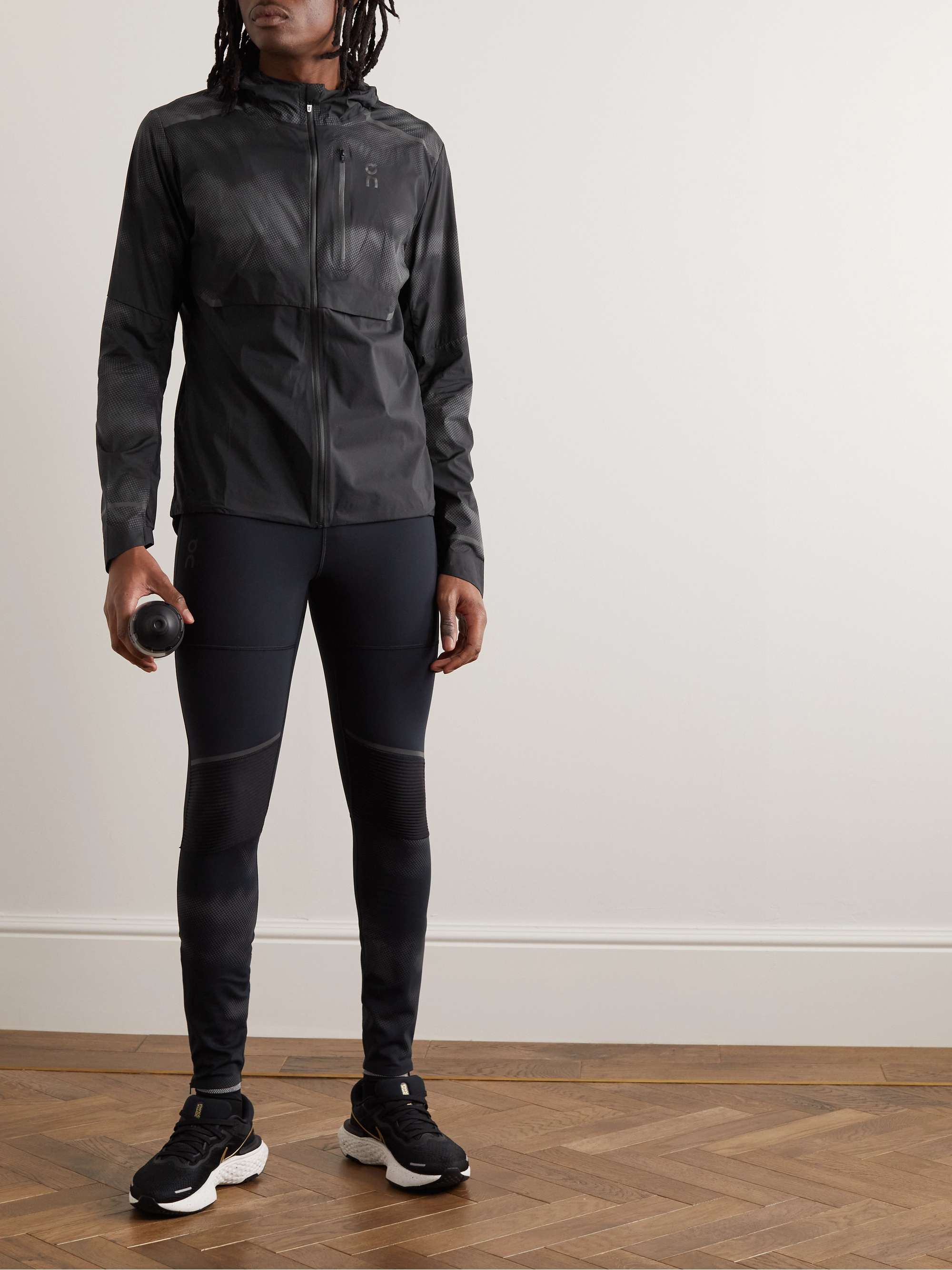ON-RUNNING Lumos Printed Recycled-Shell Hooded Jacket