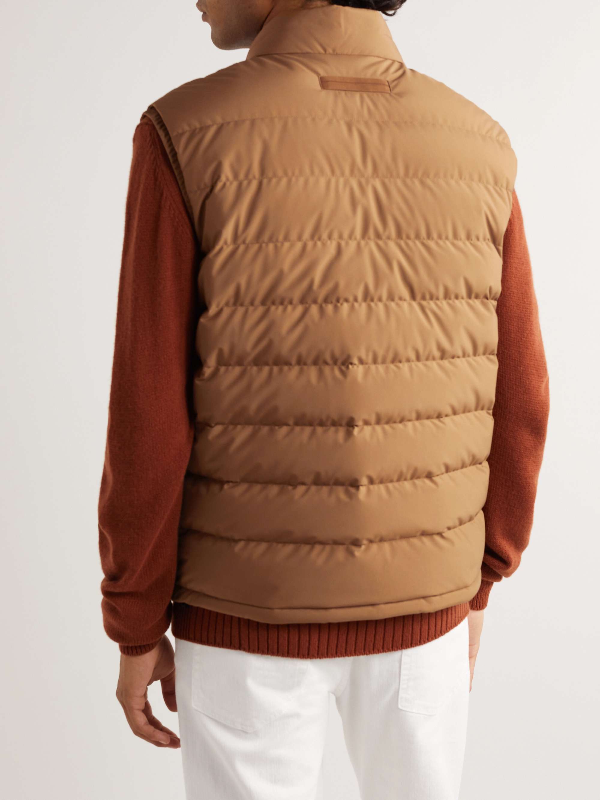 ZEGNA Stratos Quilted Shell Down Gilet