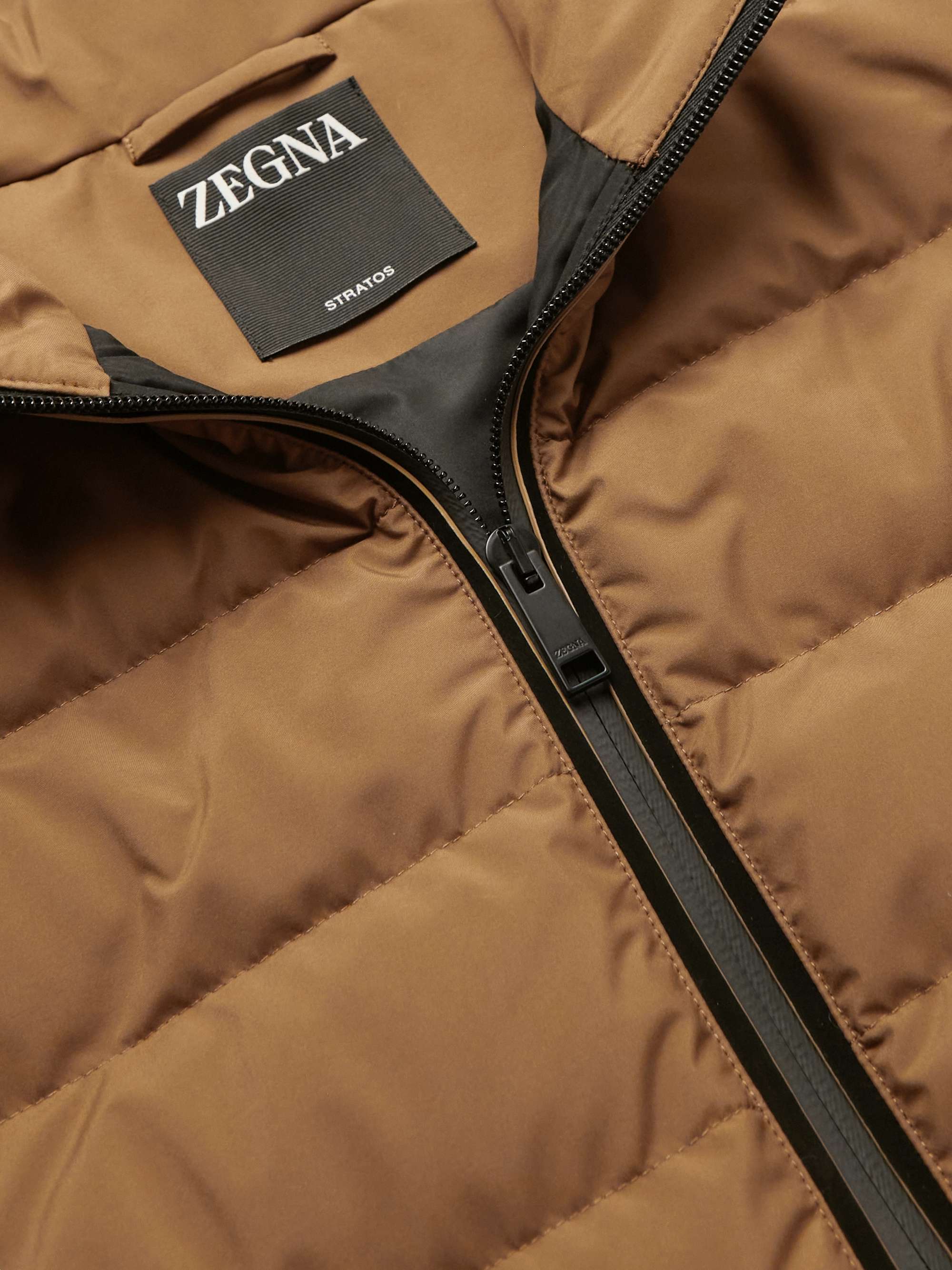 ZEGNA Stratos Quilted Shell Down Gilet
