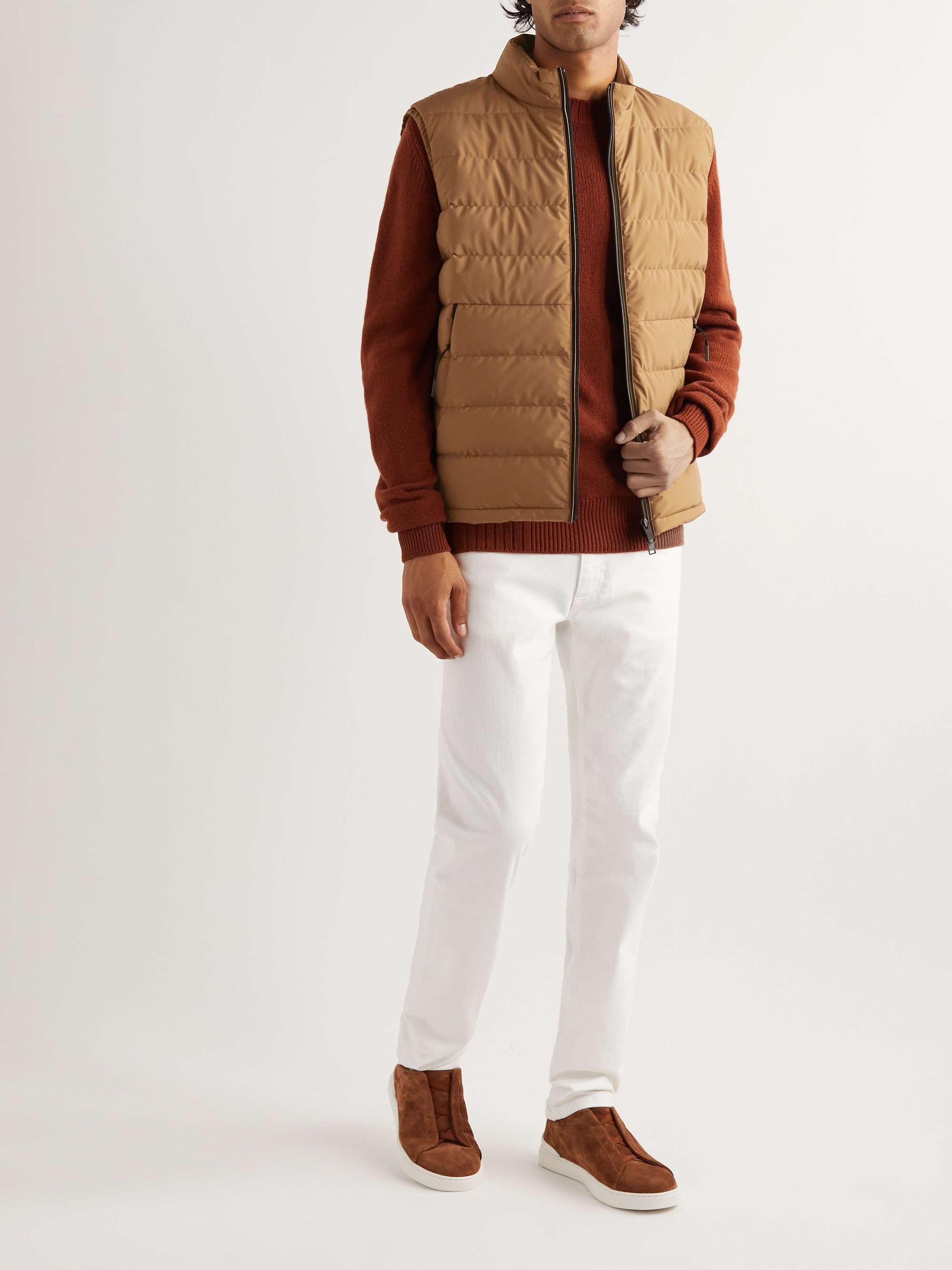 ZEGNA Stratos Quilted Shell Down Gilet