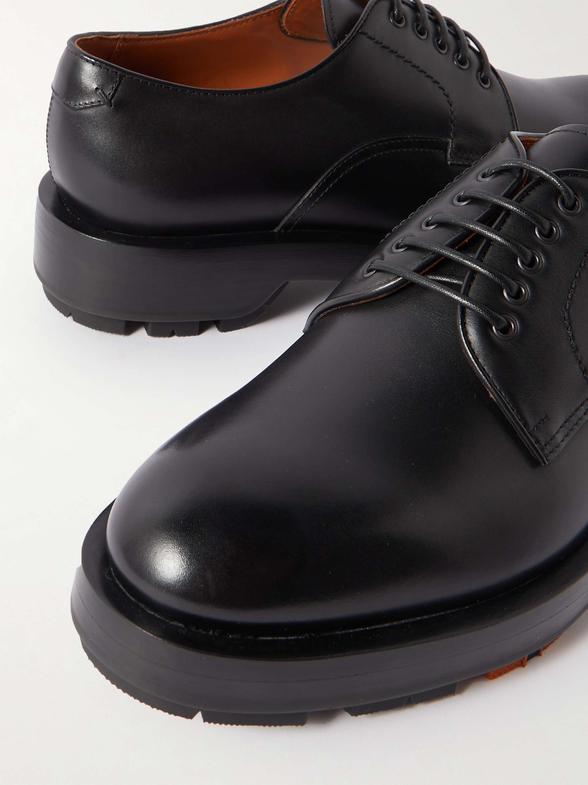 ZEGNA Udine Leather Derby Shoes