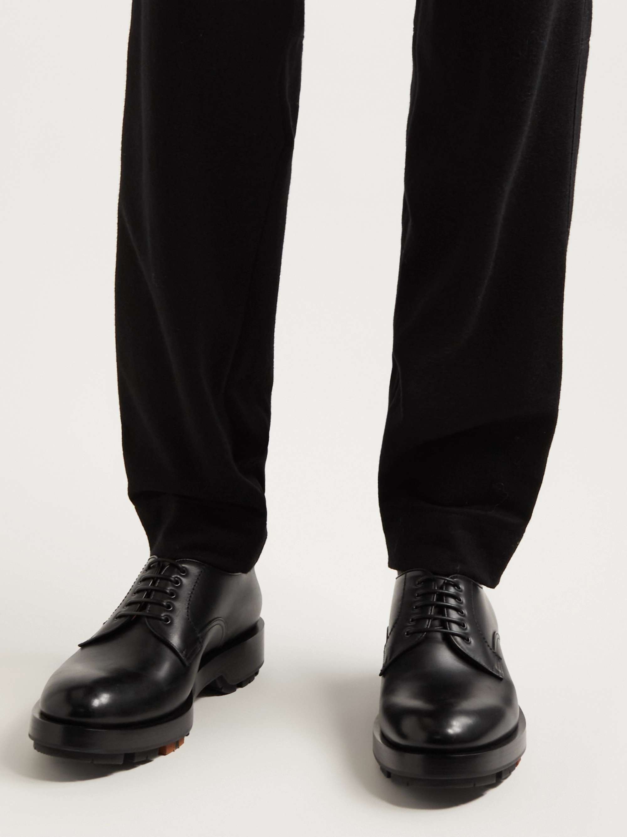 ZEGNA Udine Leather Derby Shoes