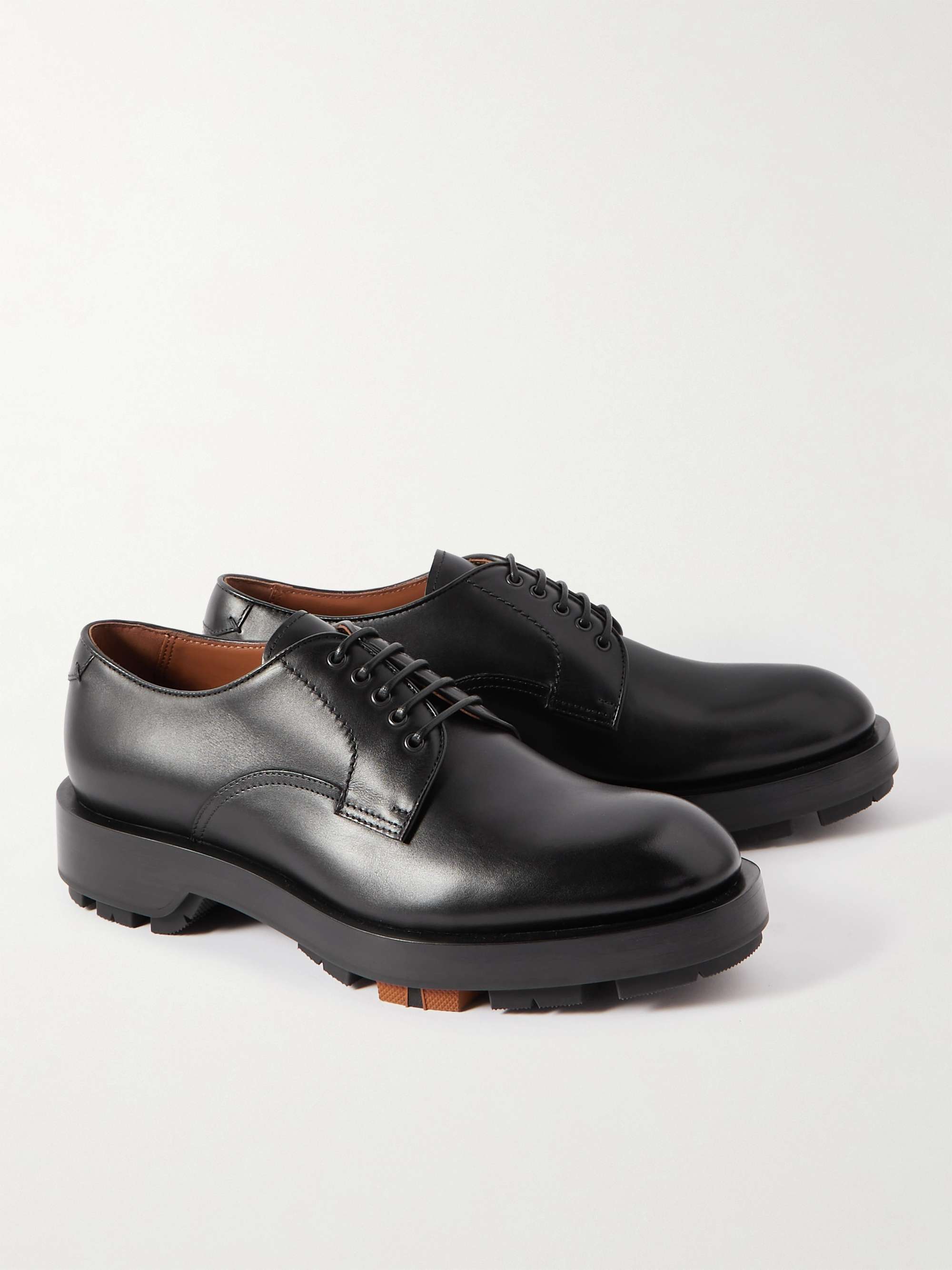 ZEGNA Udine Leather Derby Shoes