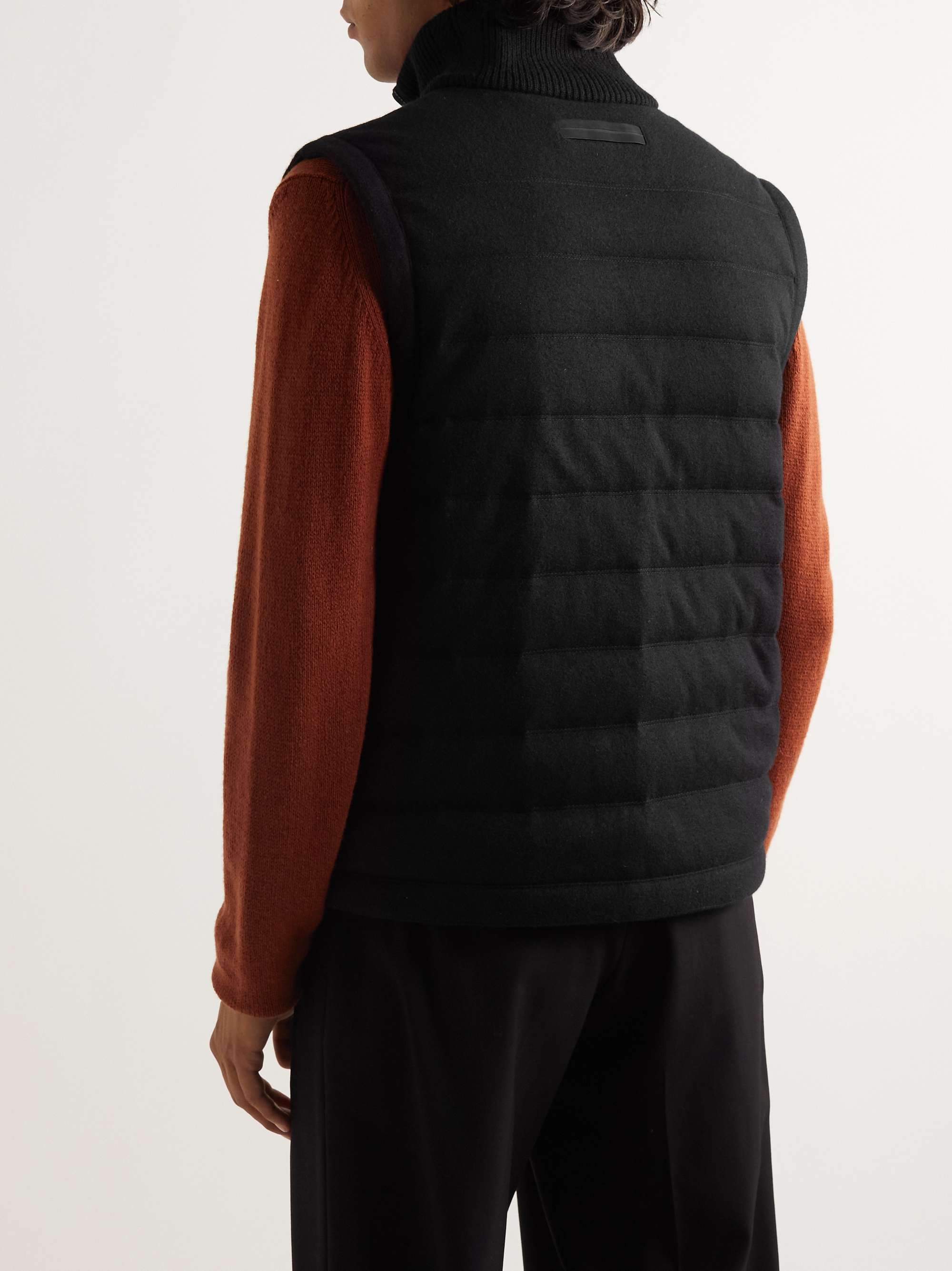 ZEGNA Quilted Cashmere Down Gilet