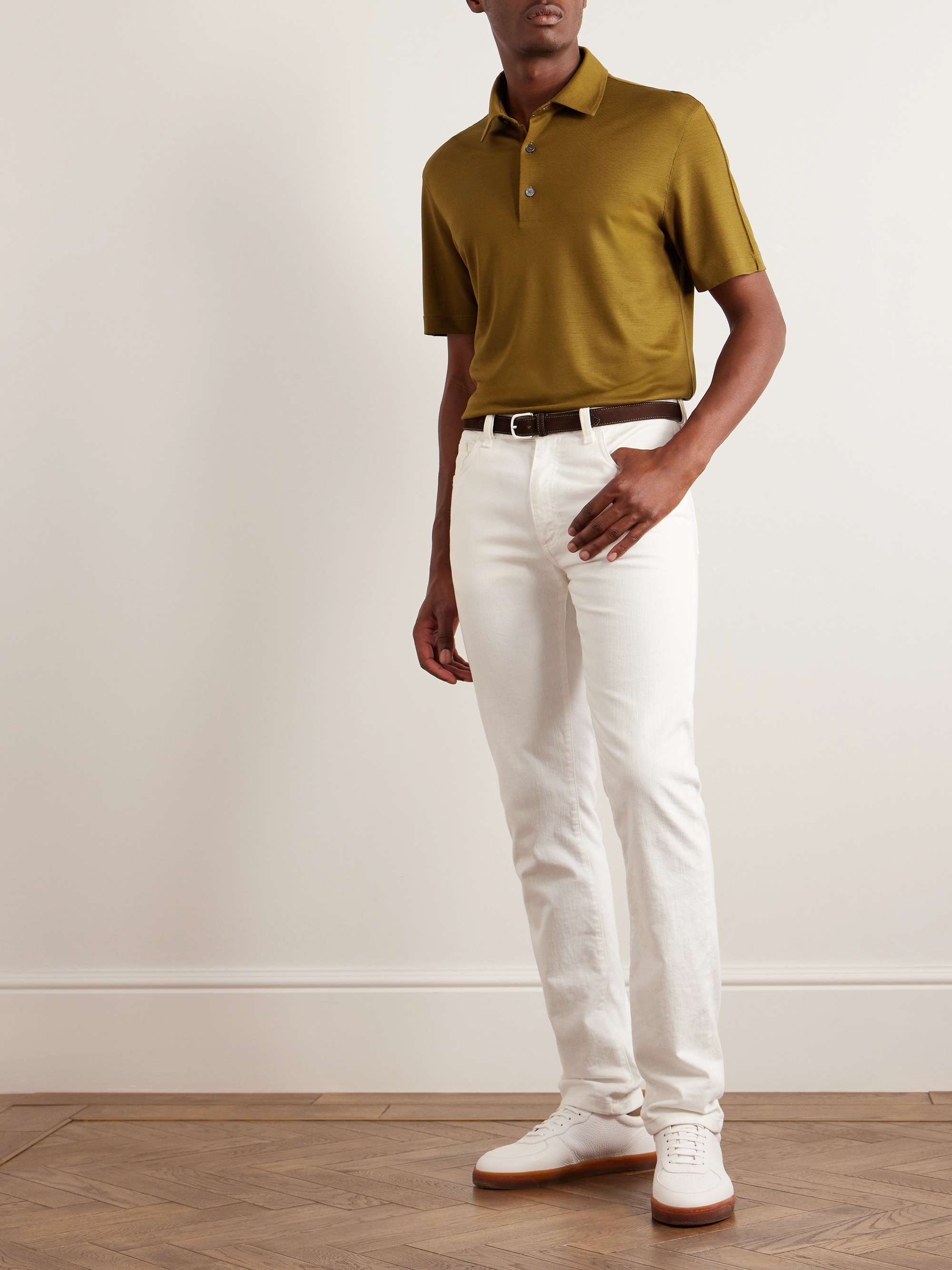 ZEGNA Wool Polo Shirt