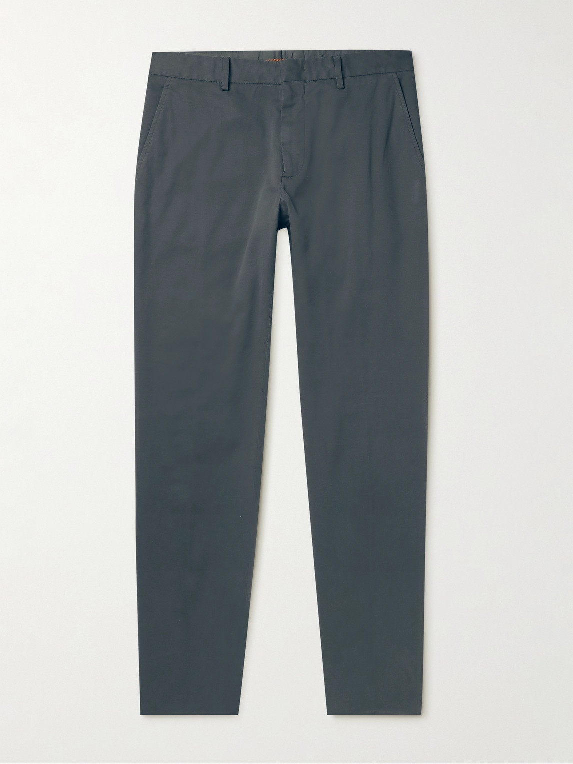 Zegna Tapered Stretch-Cotton Trousers IT 54