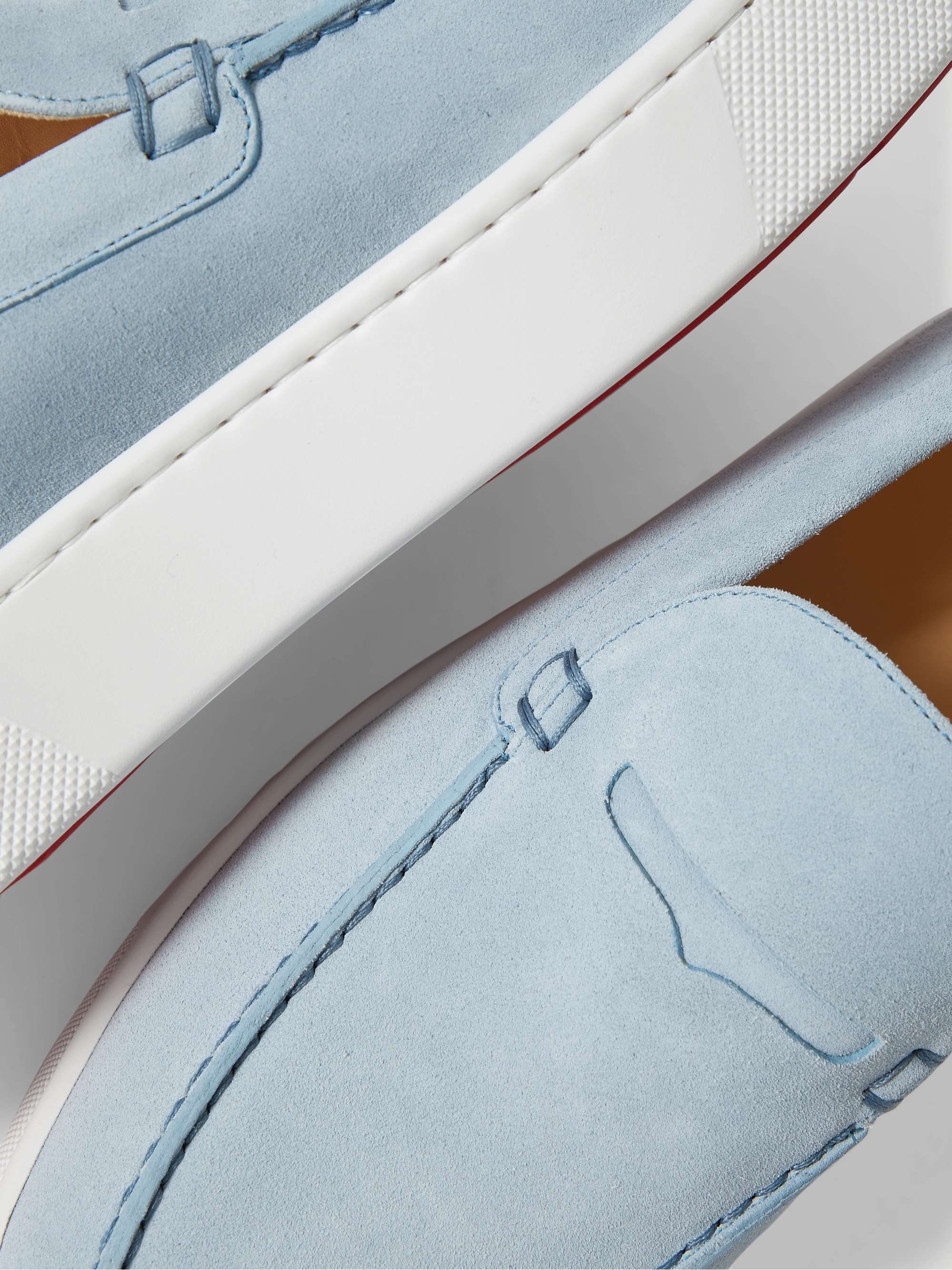 CHRISTIAN LOUBOUTIN Paqueboat Suede Boat Shoes