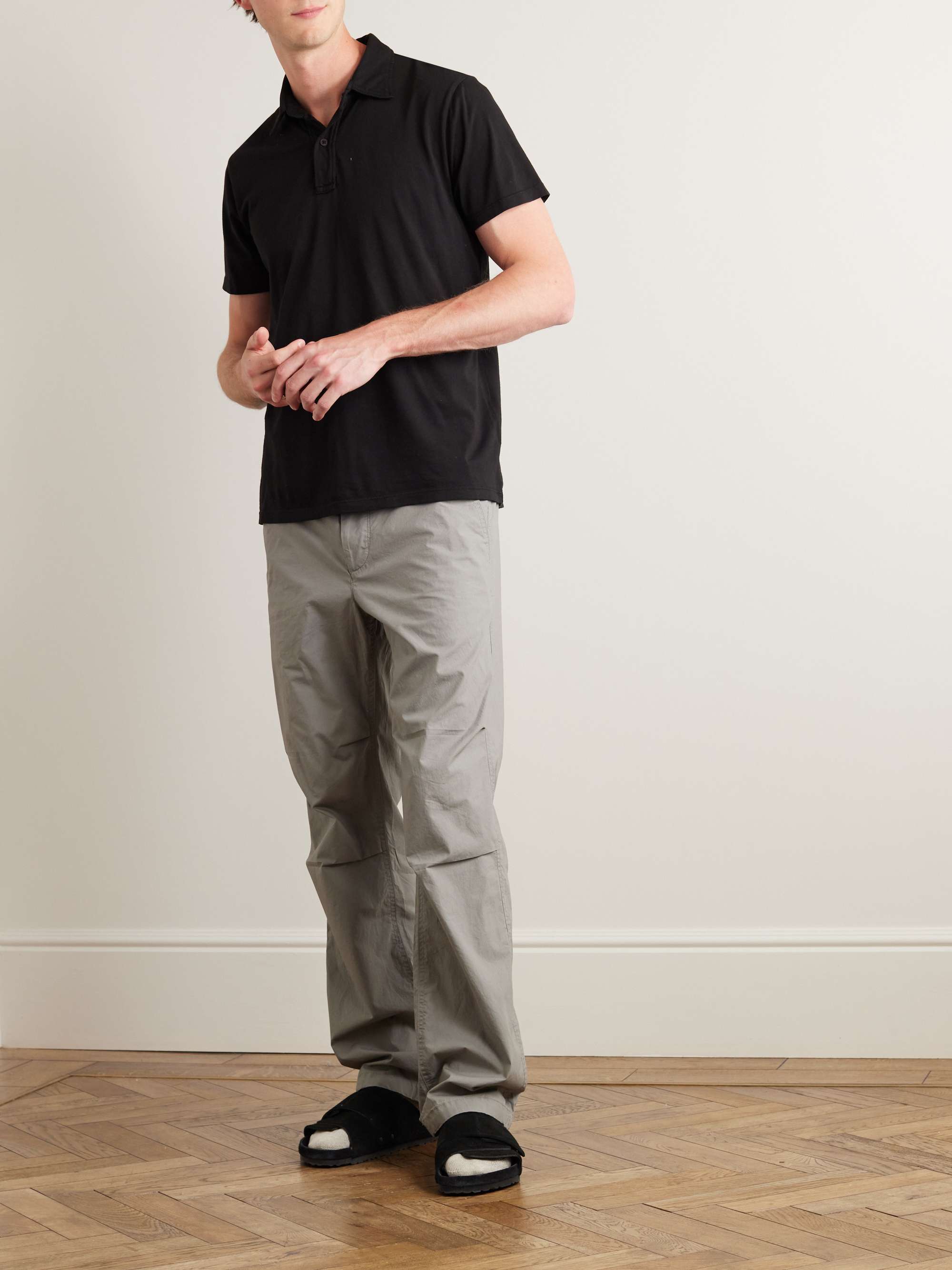 SAVE KHAKI UNITED Supima Cotton-Jersey Polo Shirt