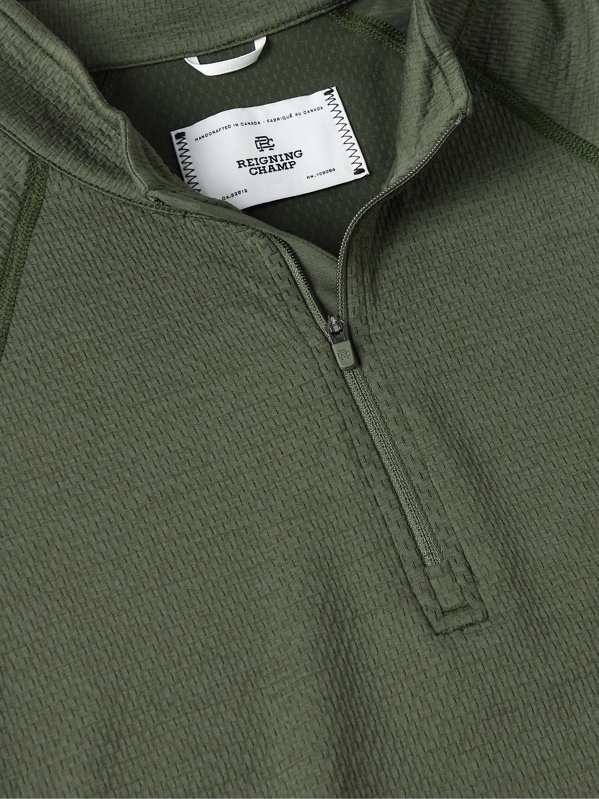 REIGNING CHAMP Solotex® Mesh Half-Zip Top
