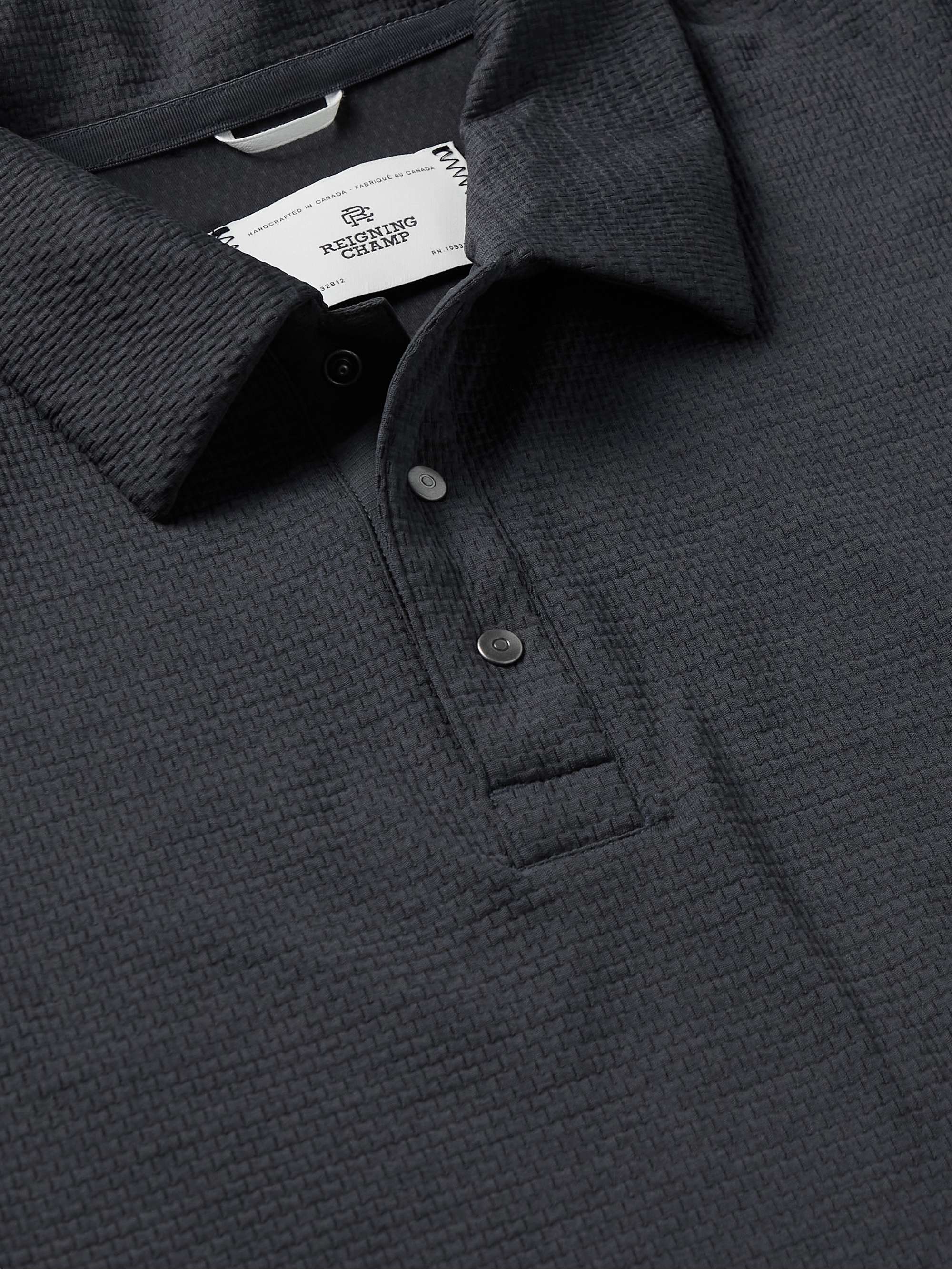 REIGNING CHAMP Solotex® Mesh Polo Shirt